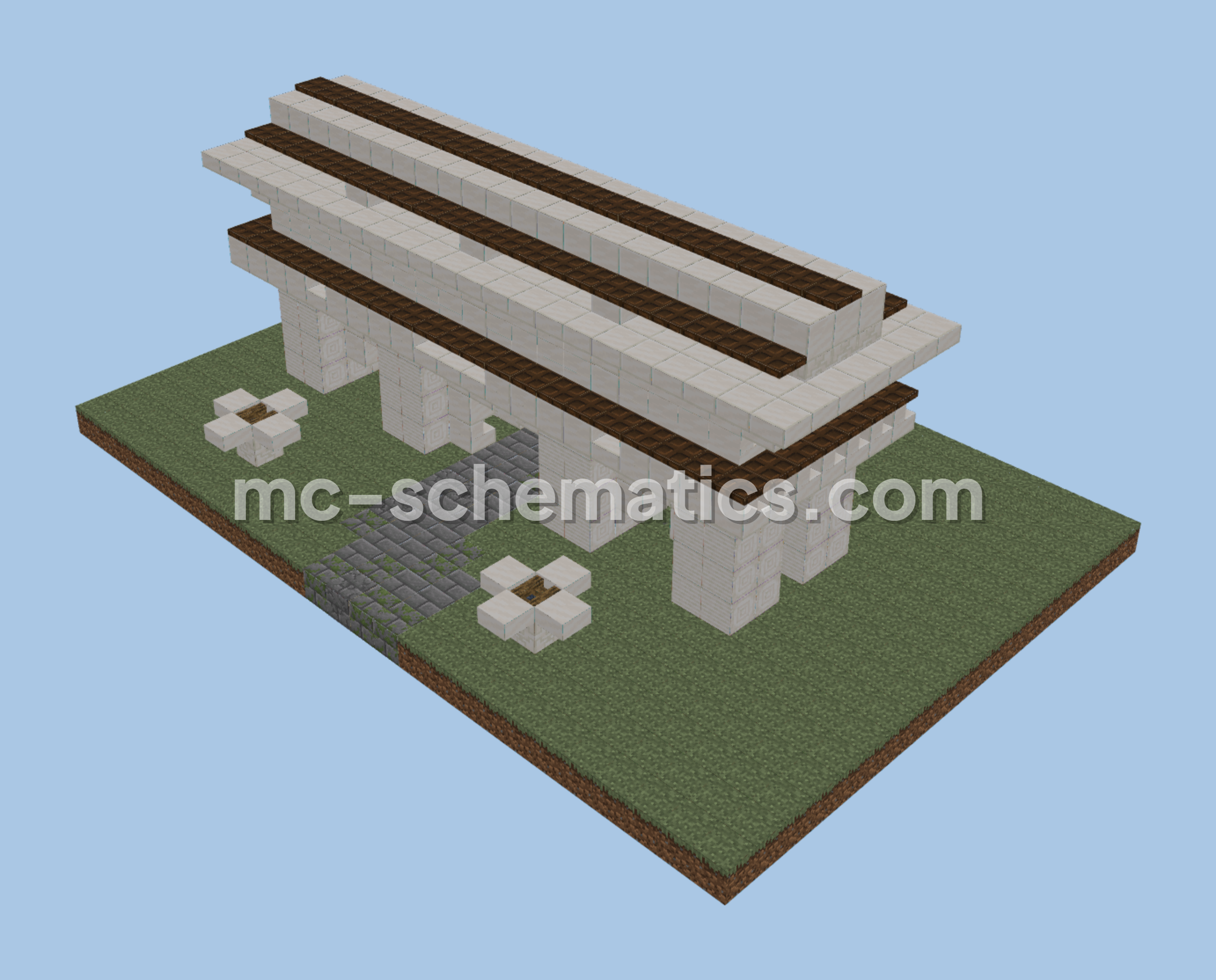 Victory Arch Structure Minecraft schematic preview