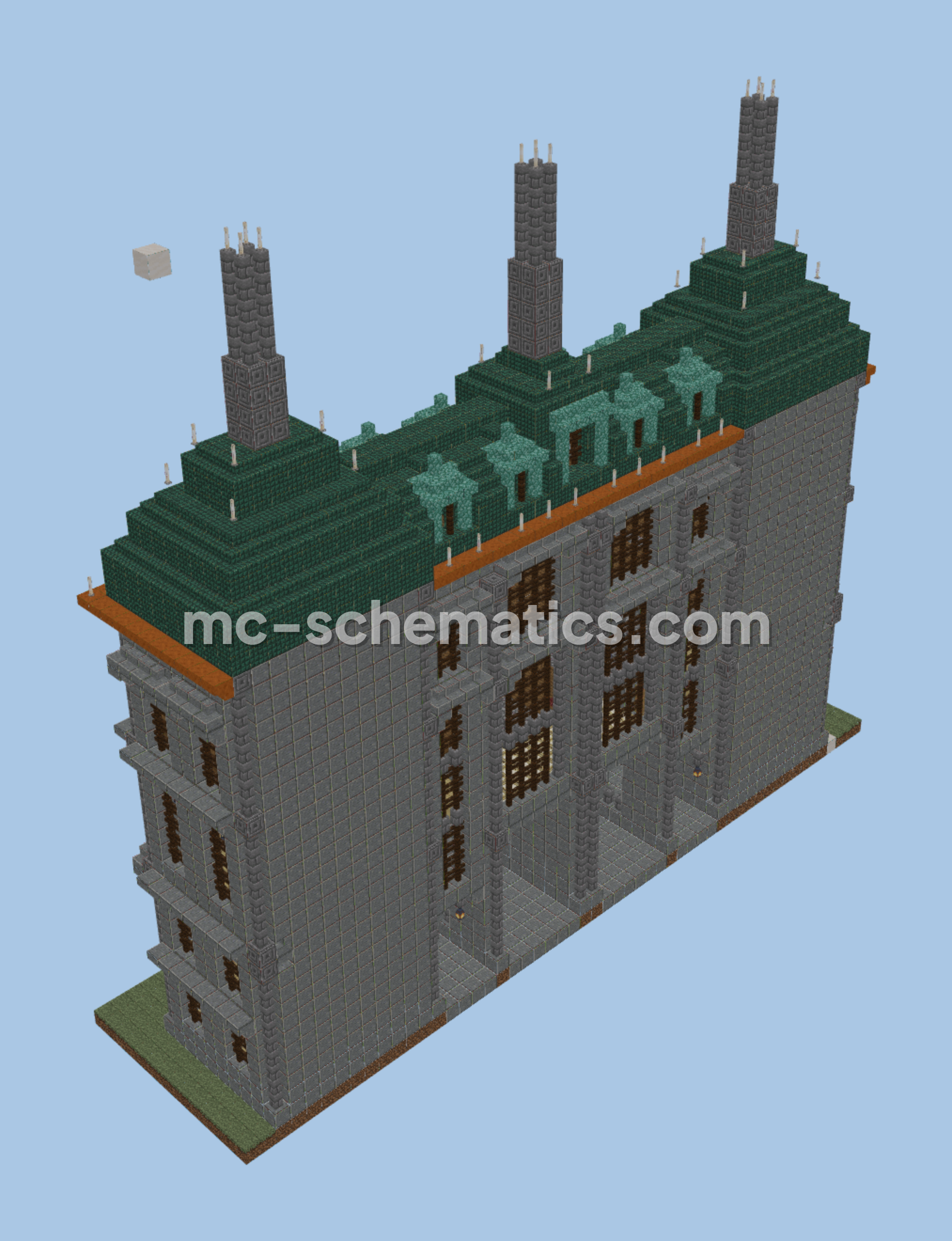 Vienna Street House 71 Minecraft schematic preview
