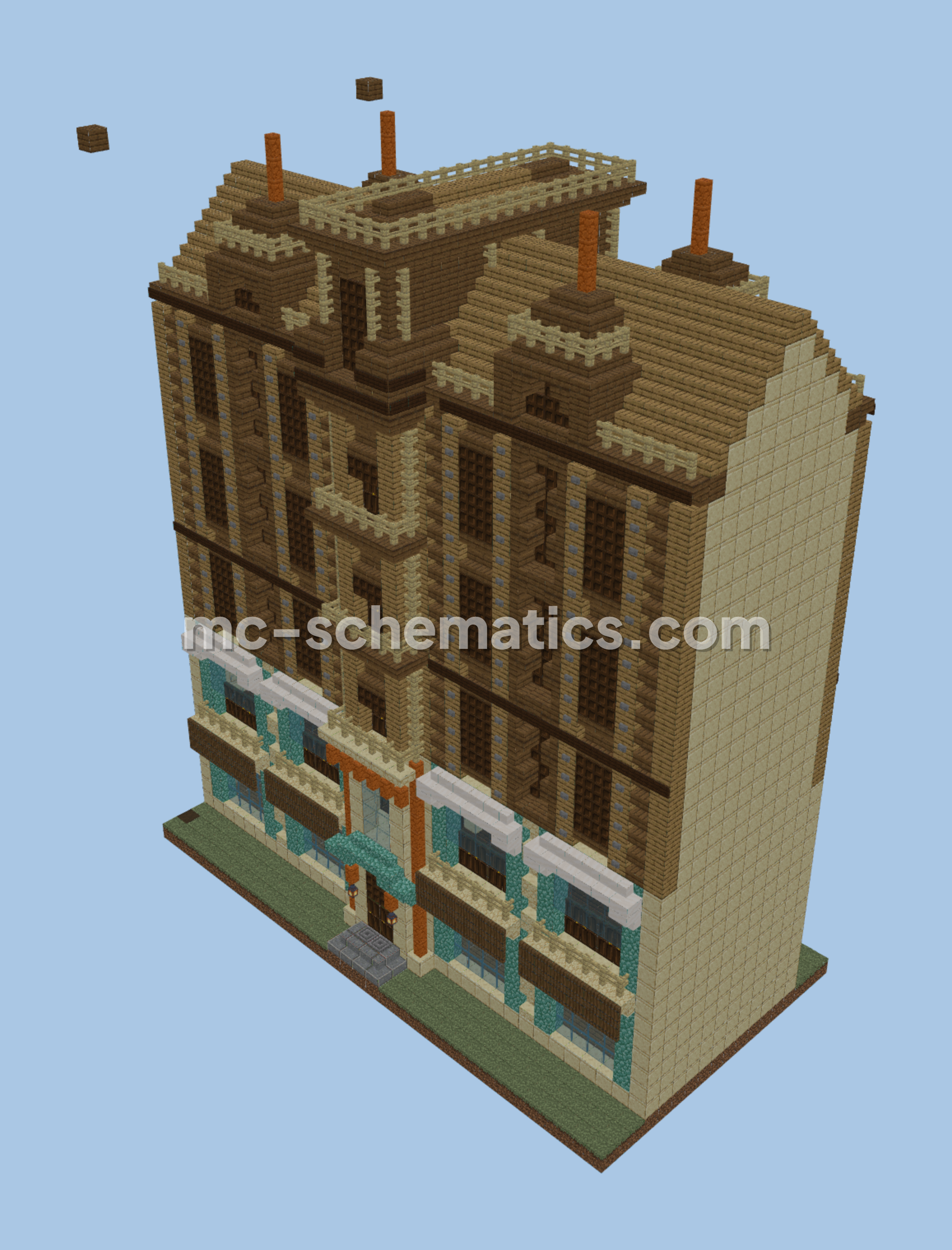 Vienna Street House 73 Minecraft schematic preview