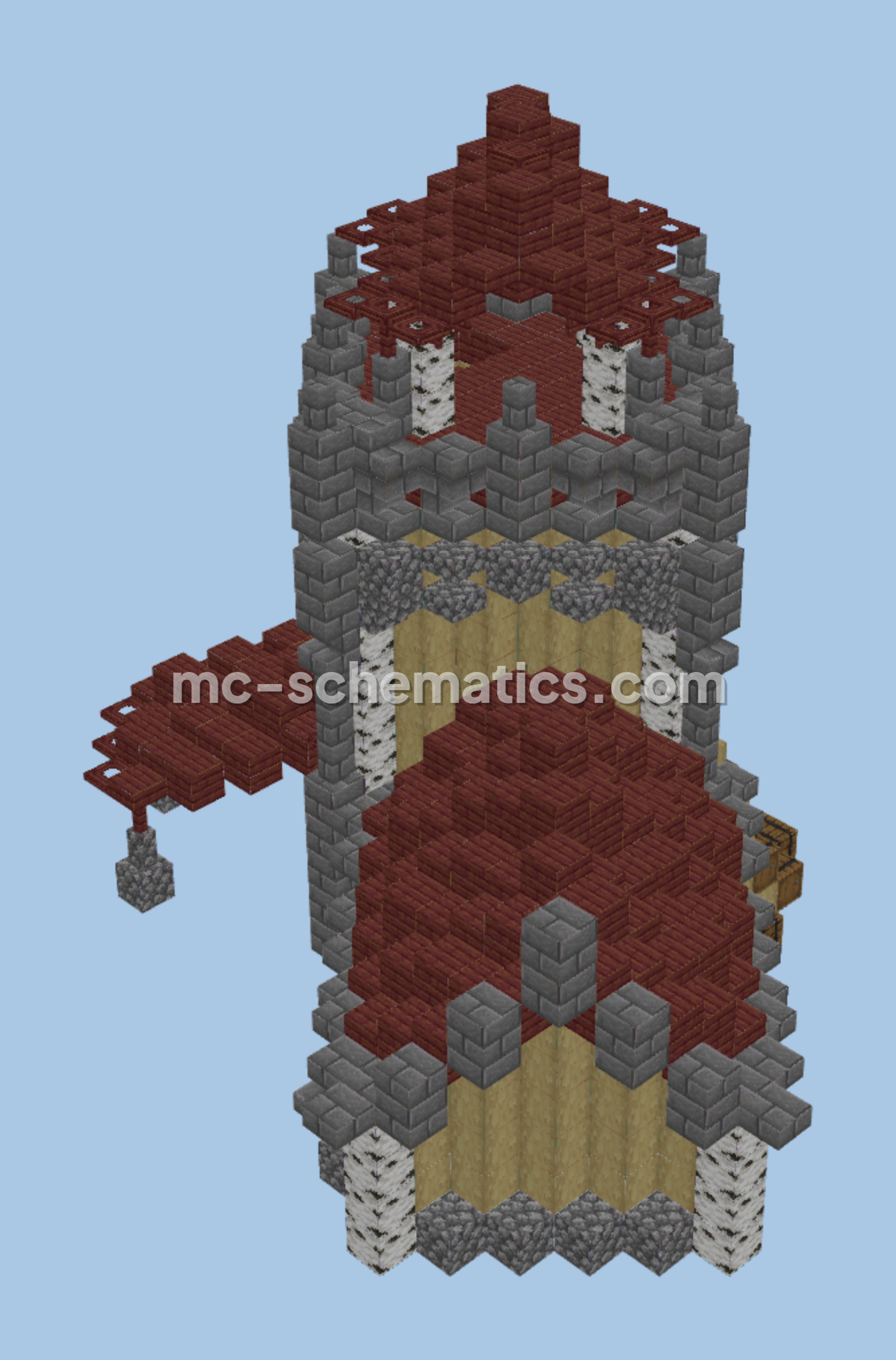 Village Armor Smithy Building Minecraft schematic preview