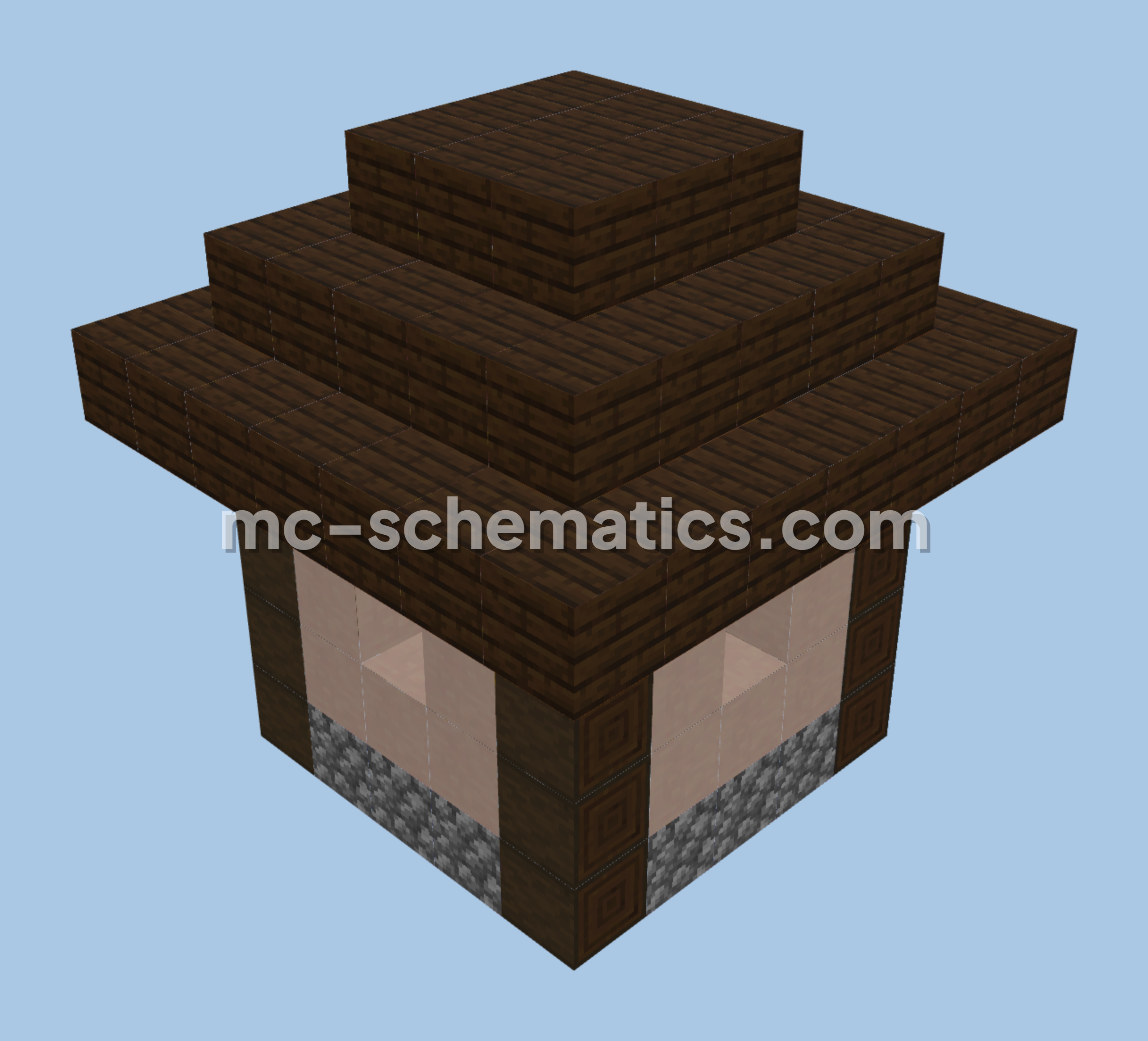 Small Village House Minecraft schematic preview