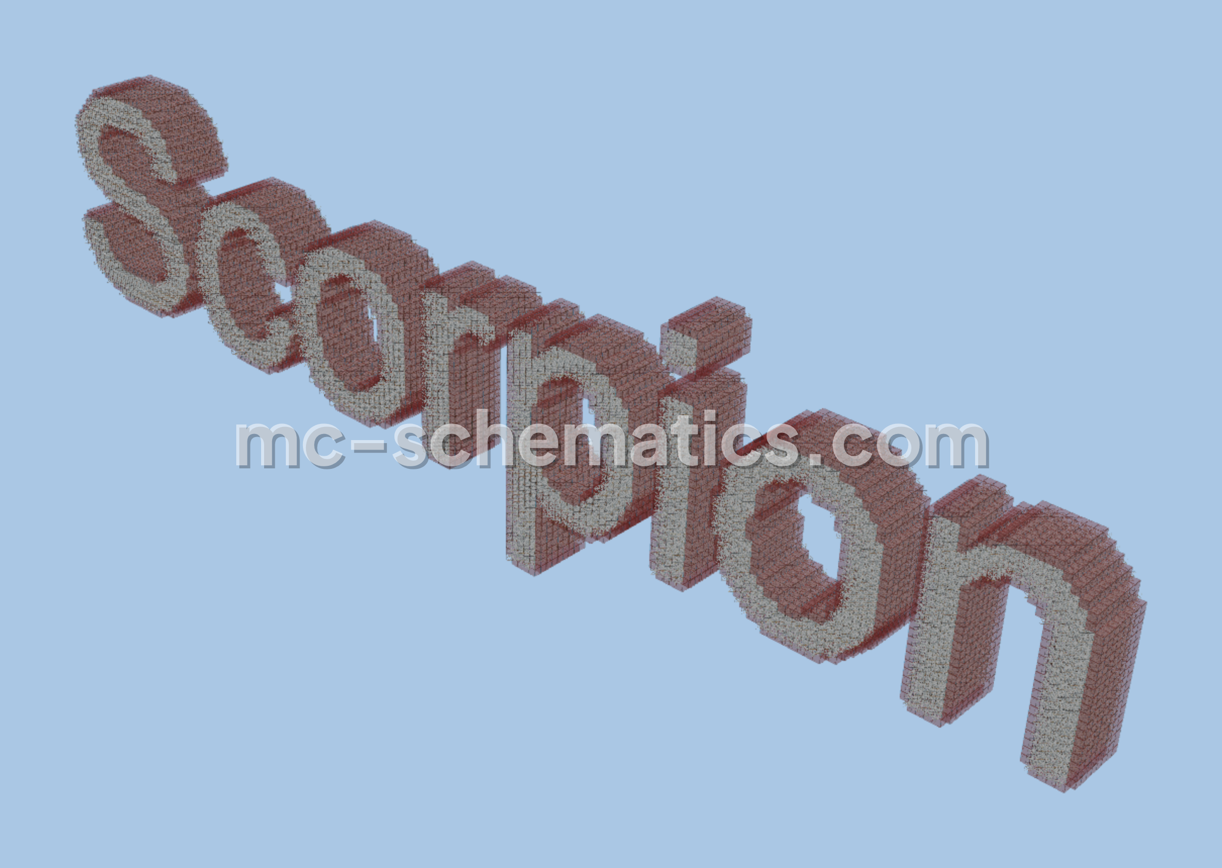 Giant Scorpion Nameplate Build Minecraft schematic preview