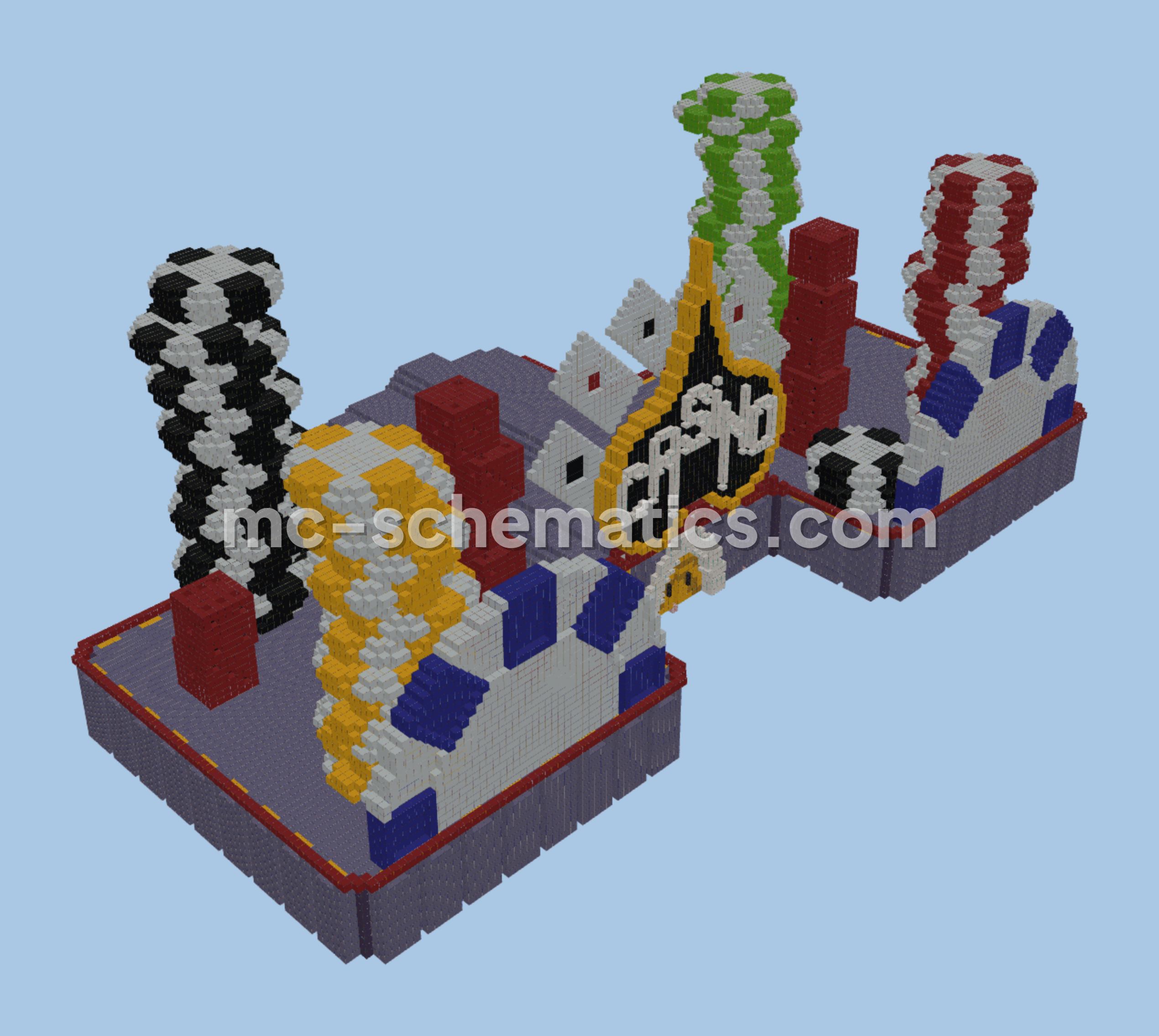 Working Minecraft Casino Minecraft schematic preview