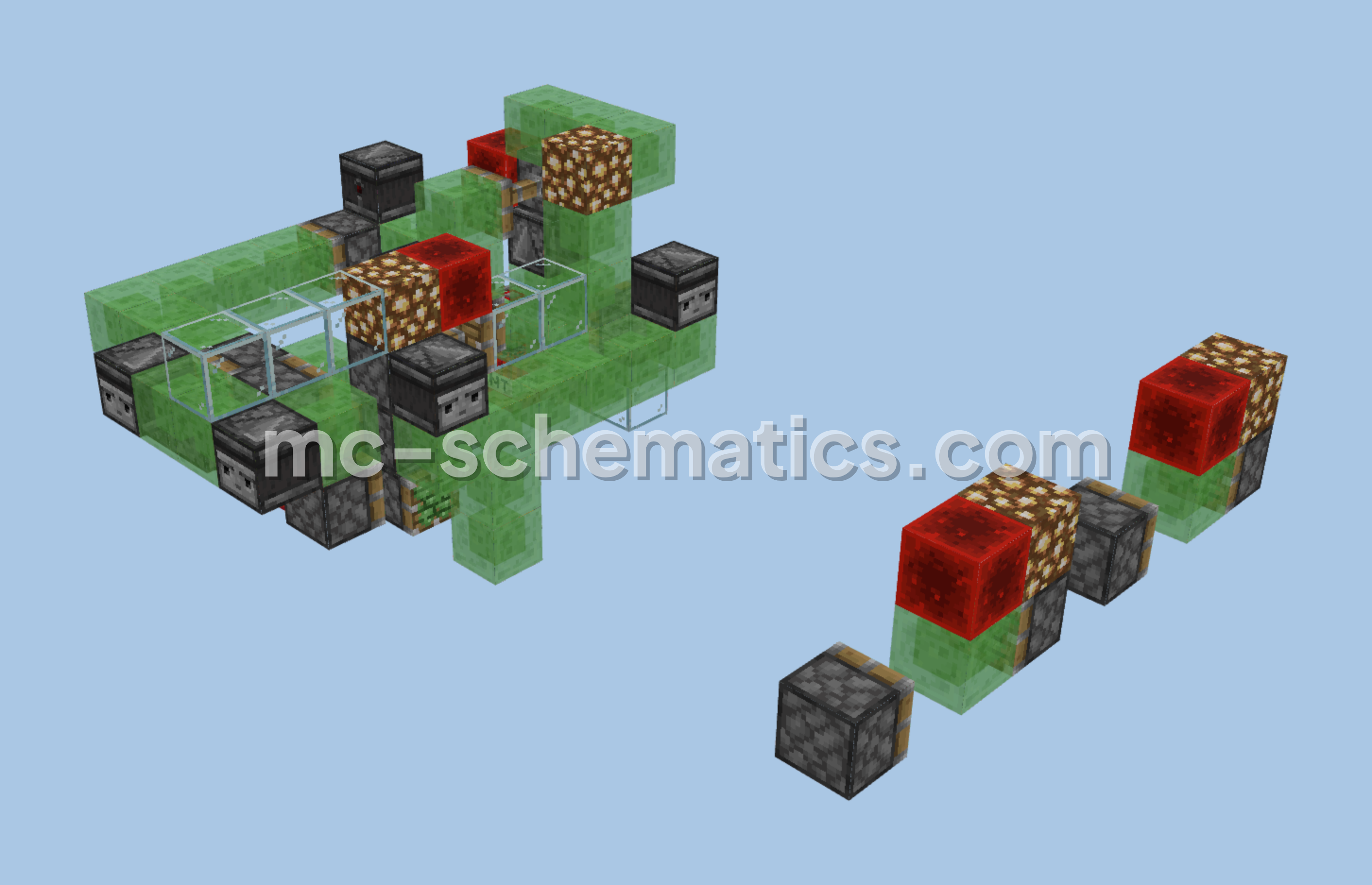 World Eater Quarry Structure Minecraft schematic preview