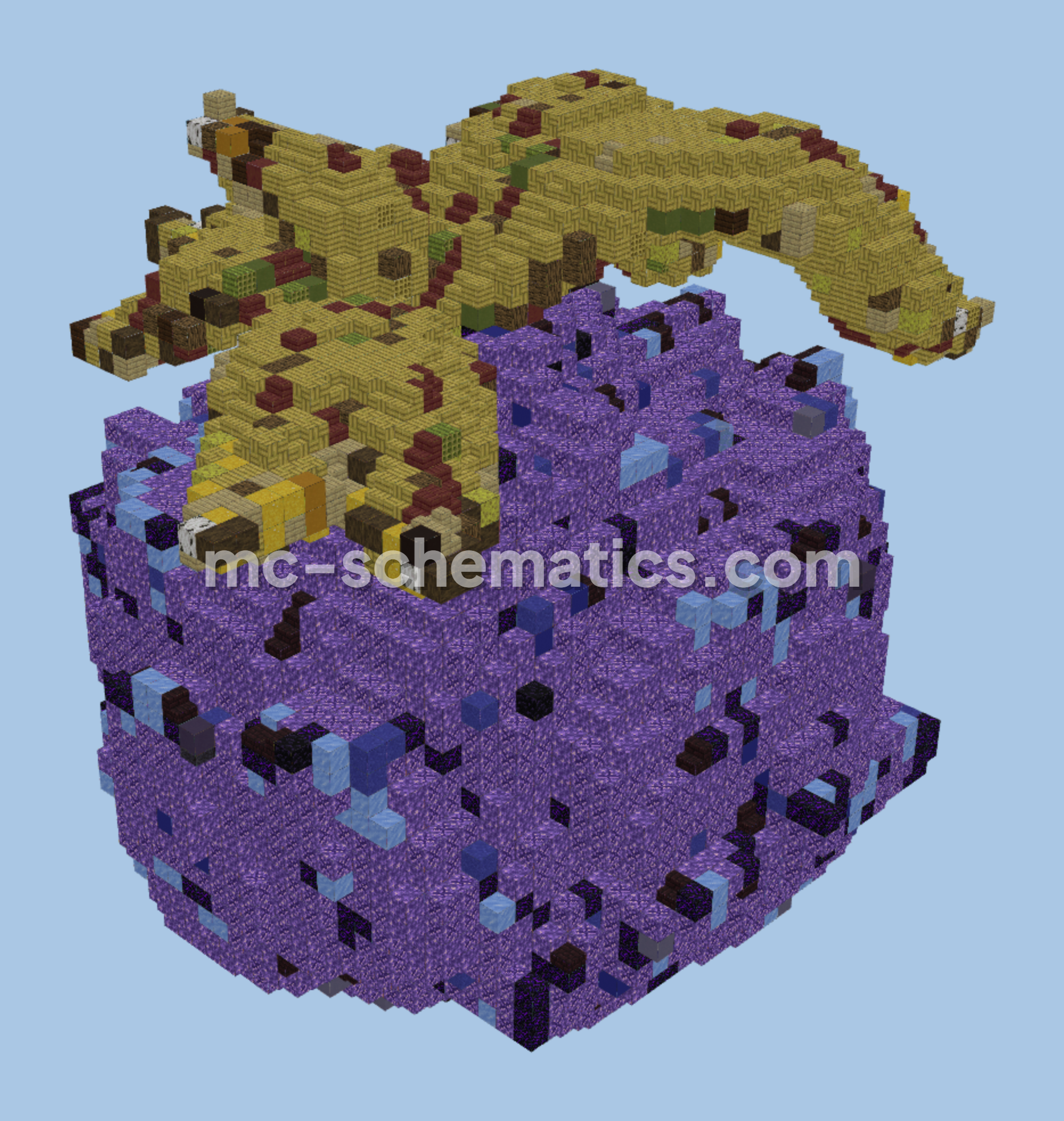 Yami Yami No Mi One Piece Structure Minecraft schematic preview