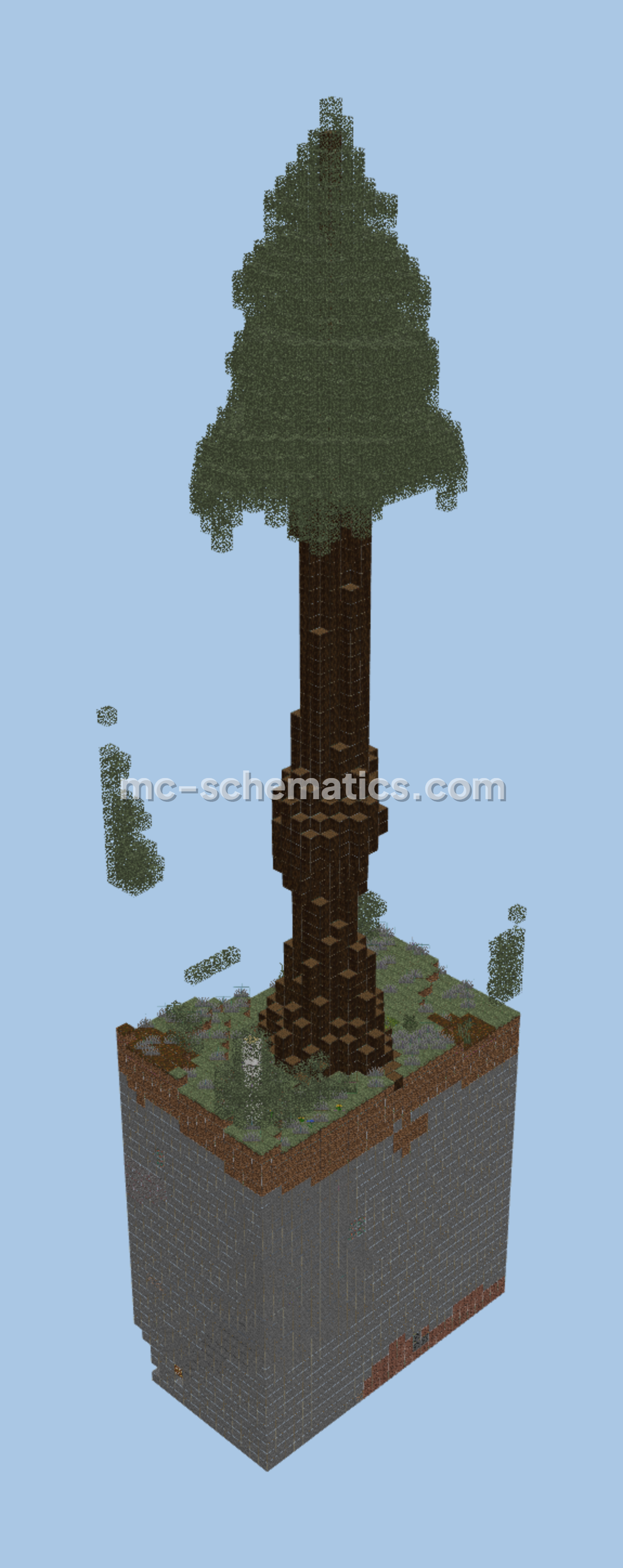 Ymir's Tree Attack on Titan Minecraft schematic preview