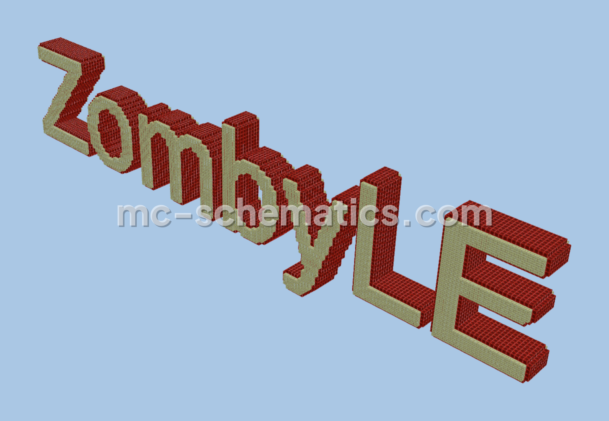 Zomby LE Structure Minecraft schematic preview