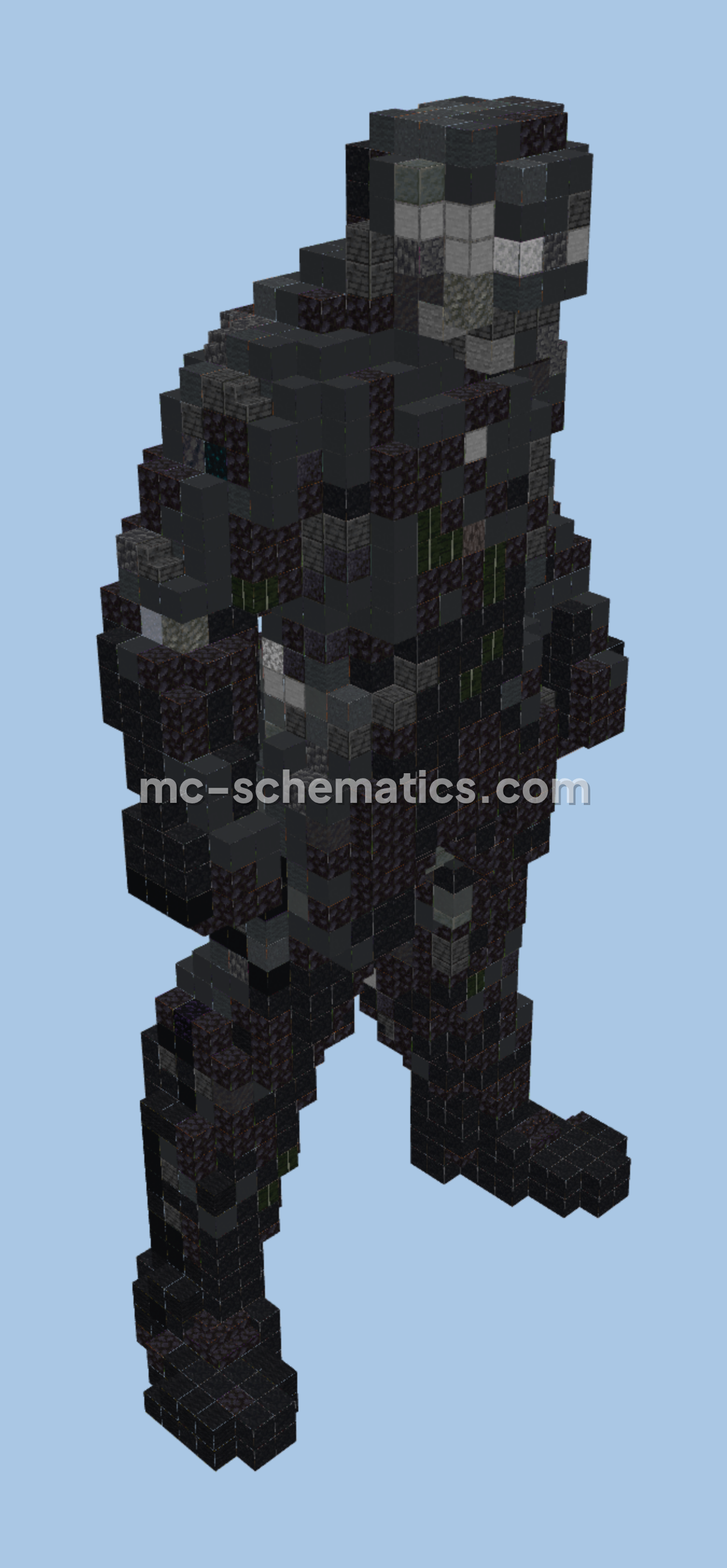Zoom DC Comics Statue Minecraft schematic preview