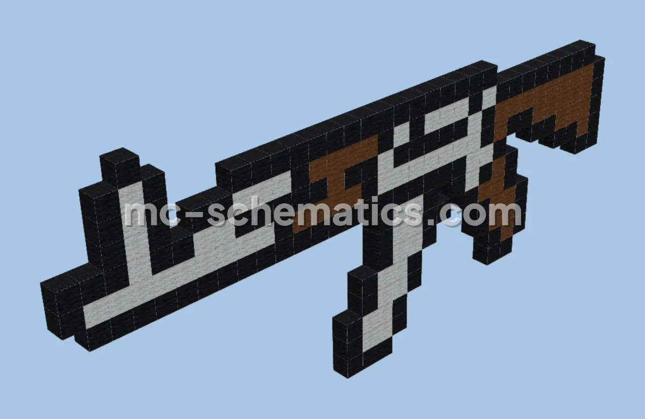 AK-47 Pixel Art Build