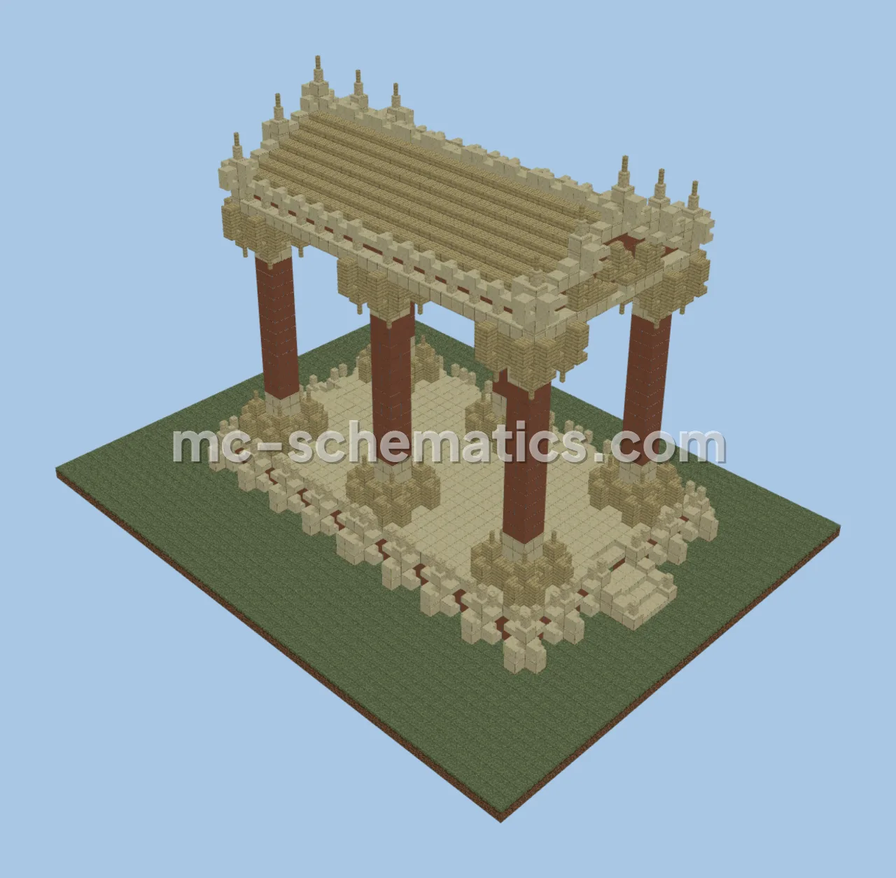 Ancient Desert Temple Structure