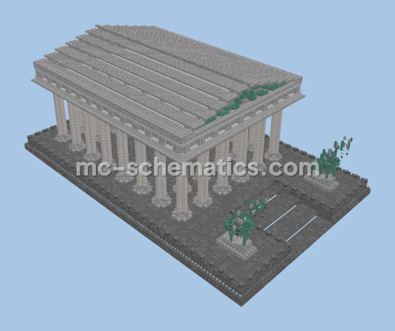 Ancient Greek Temple Structure