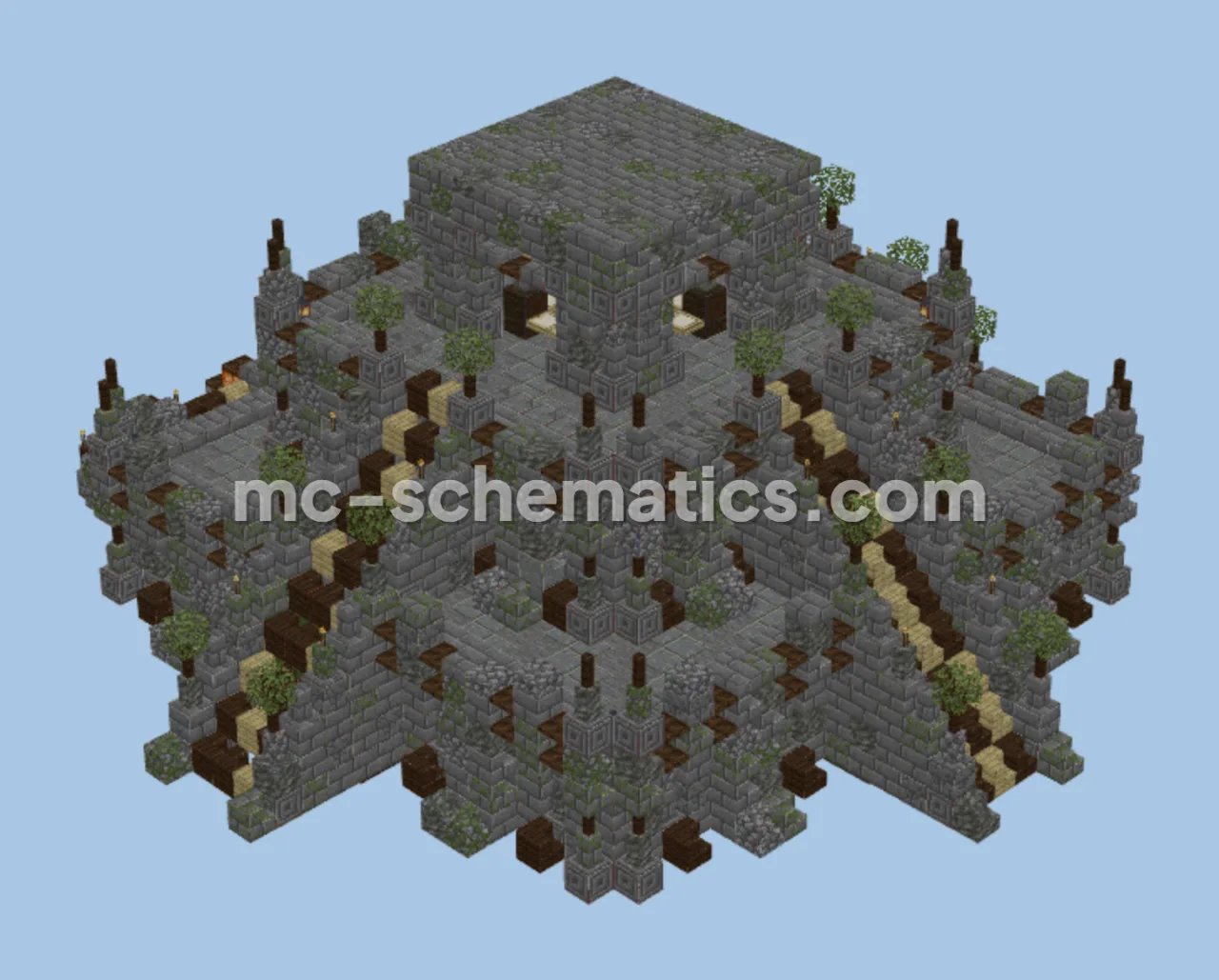 Ancient Jungle Temple Ruins