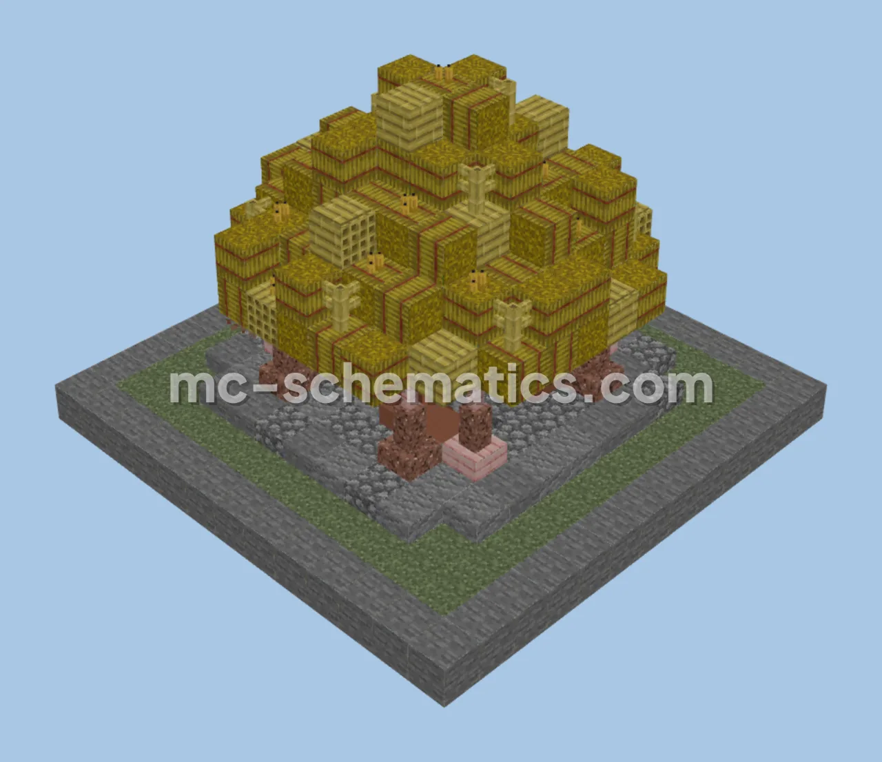 Ancient Mayan Pyramid Depot