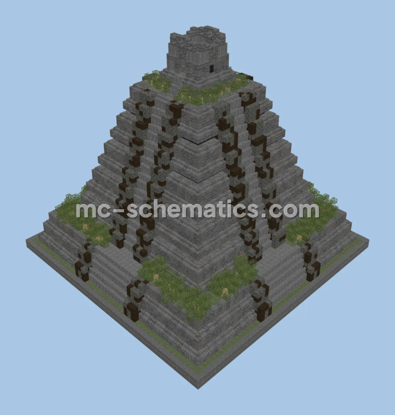 Ancient Mayan Pyramid Temple