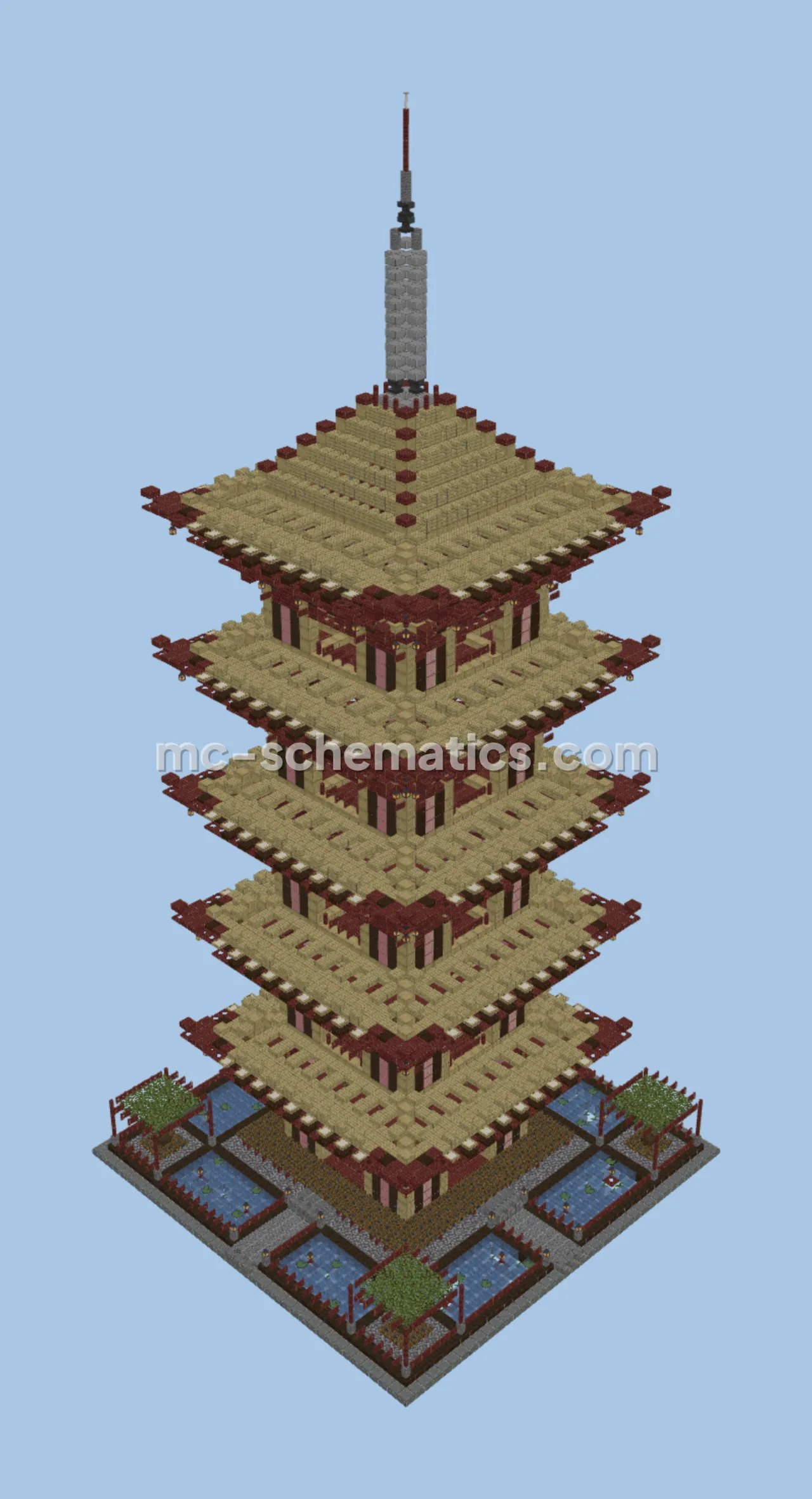 Asian Temple Structure