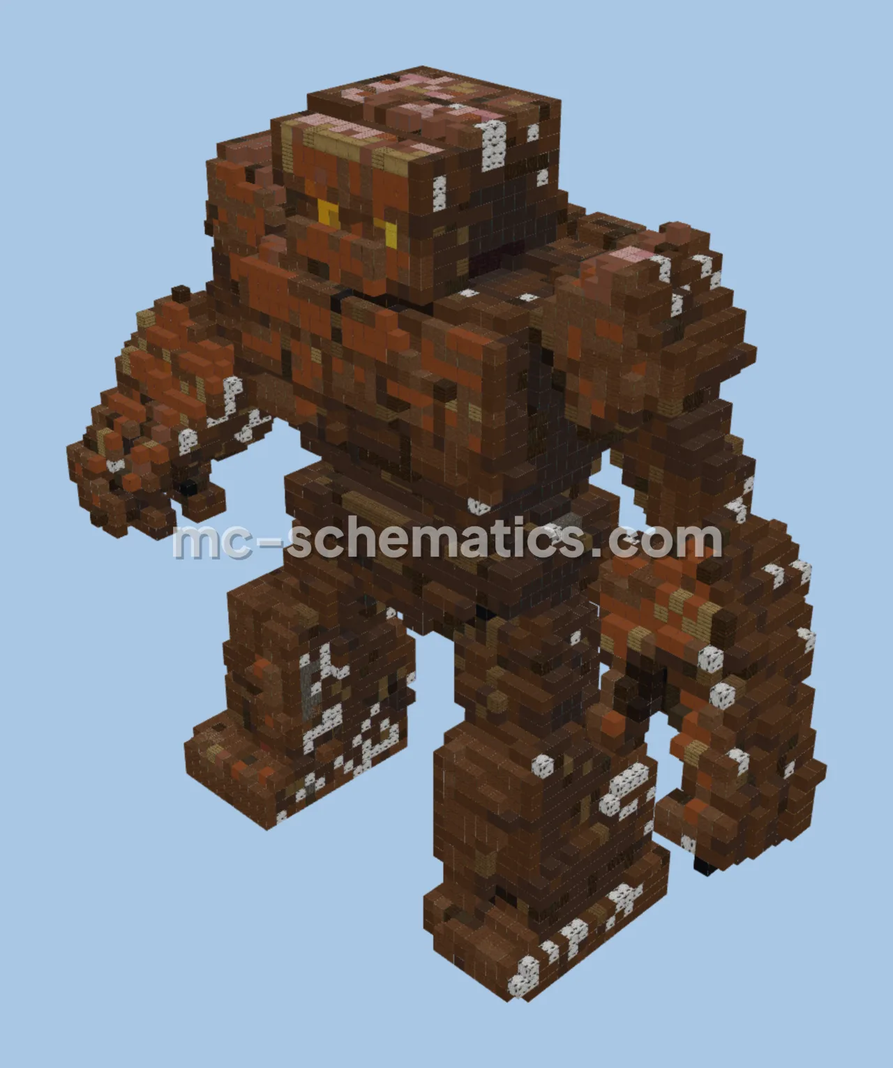 Clay Golem Statue