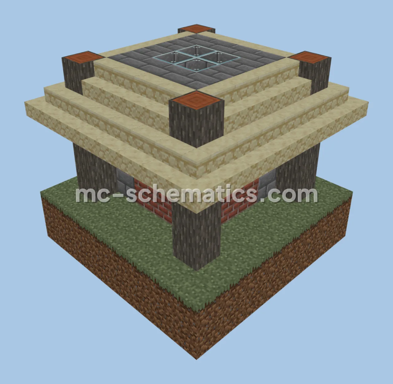 Compact 2x2 Player House