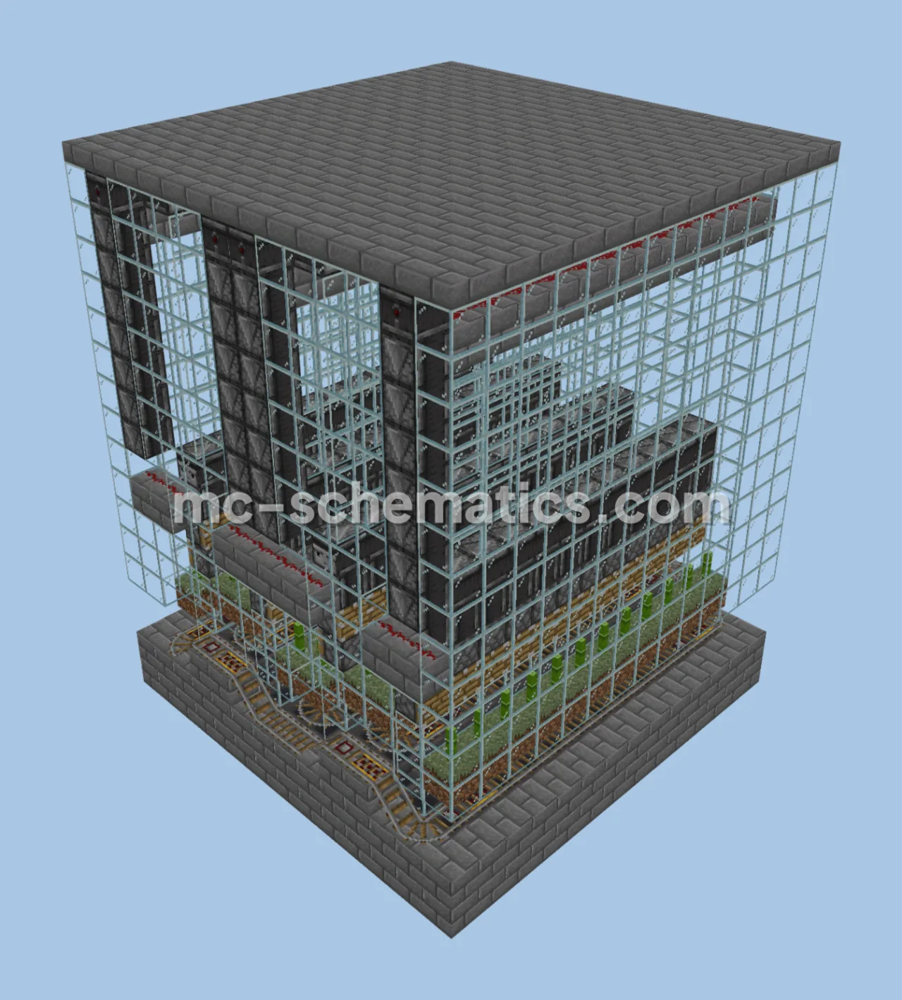Compact Automatic Bamboo Farm