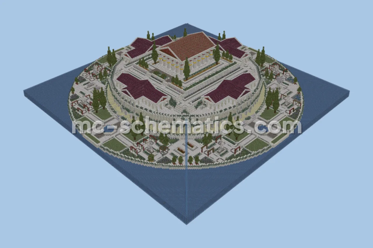 Compact Technical Survival Base with Integrated Trading Hall