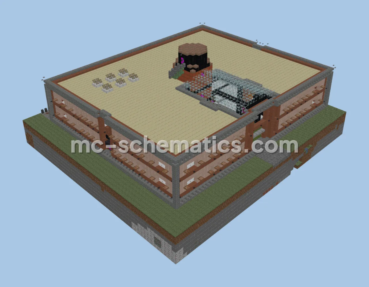 Compact Two-Story Office Building