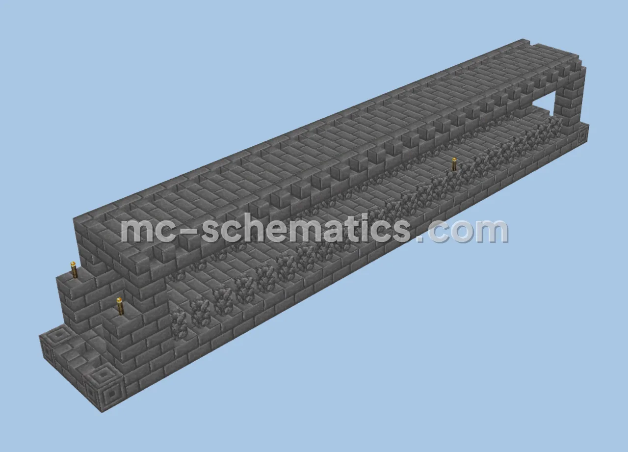 Covered Minecraft Bridge