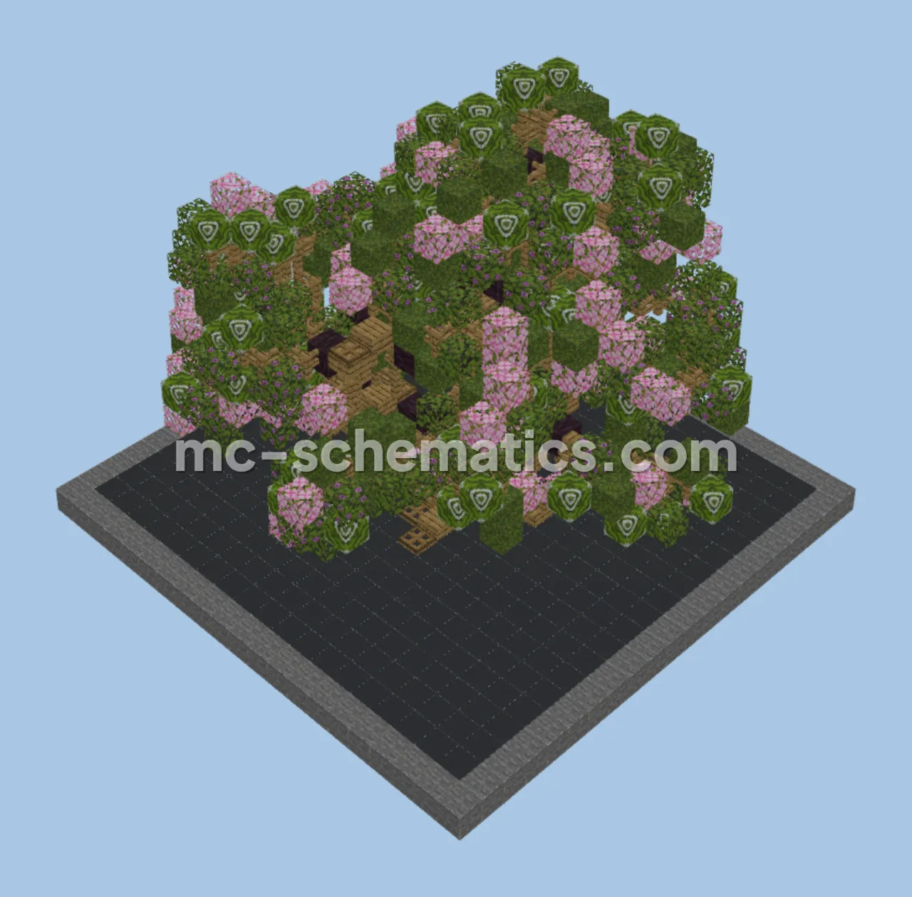 Custom Azalea Tree Structure