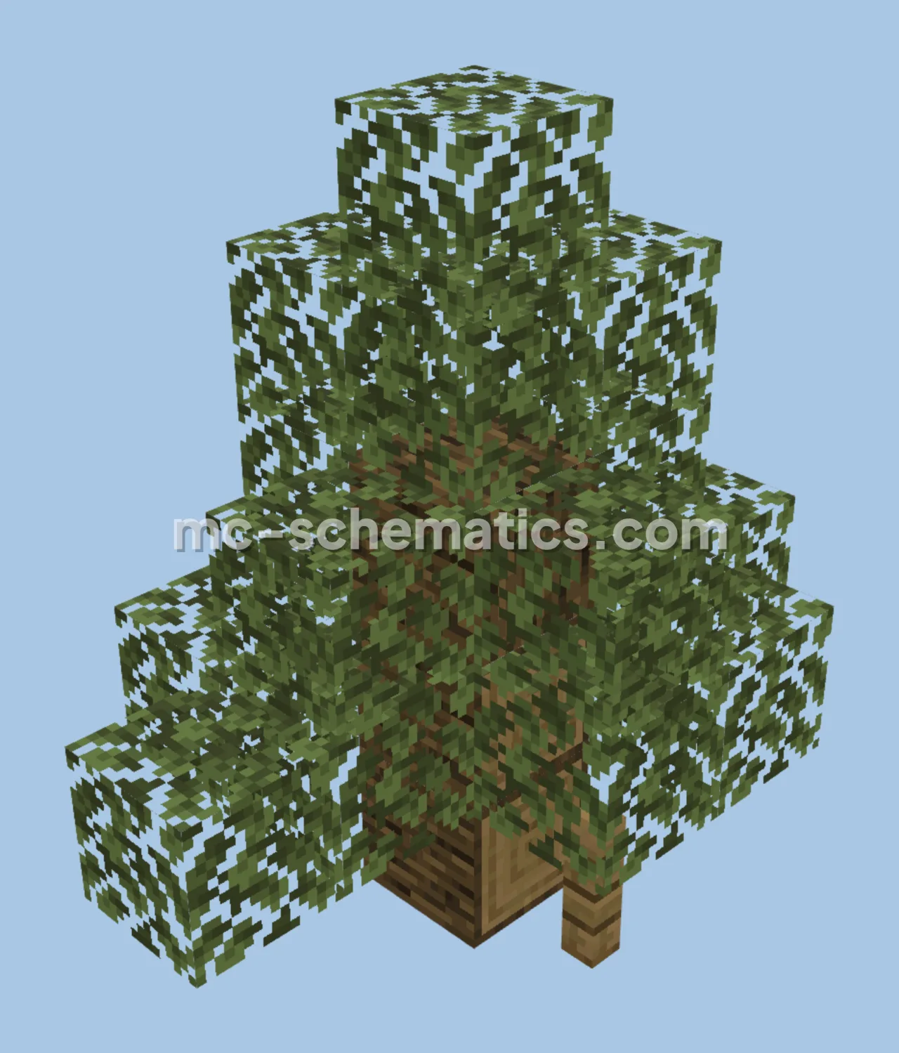 Custom Spruce Tree Design