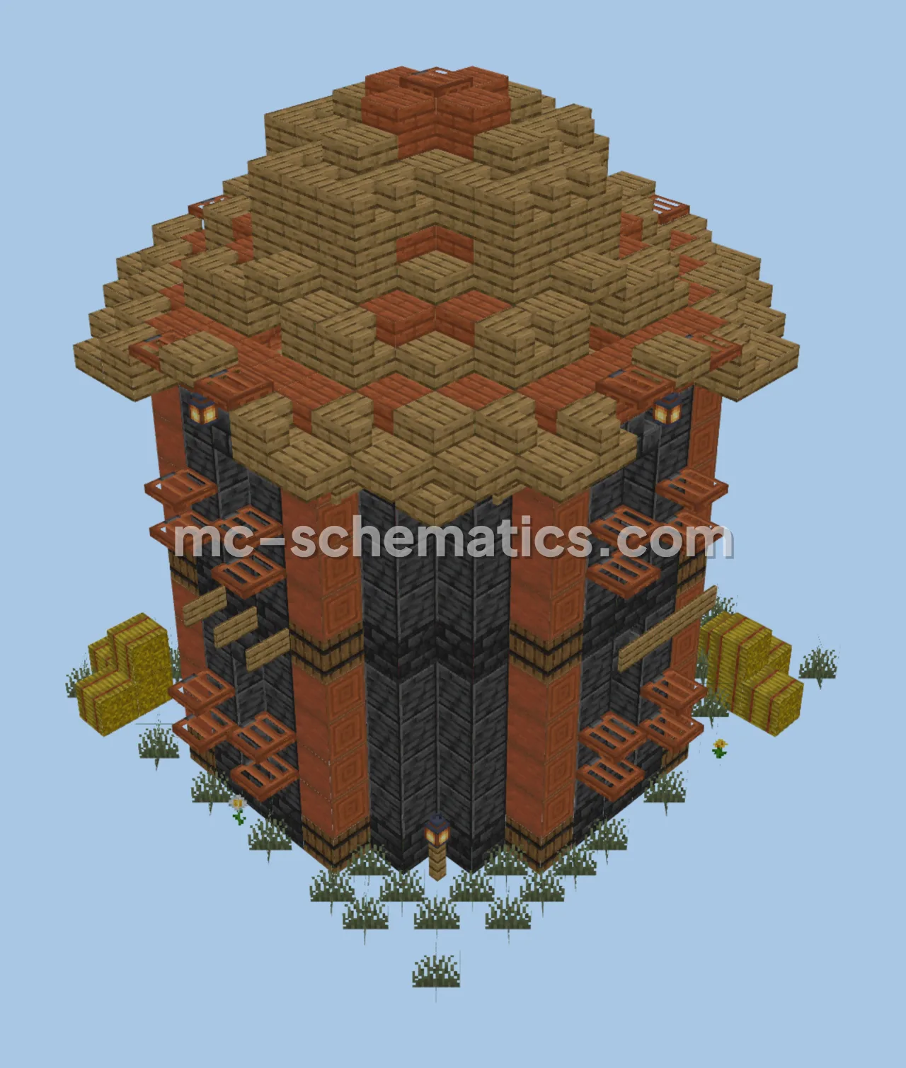 Deepslate Medieval Tower Design