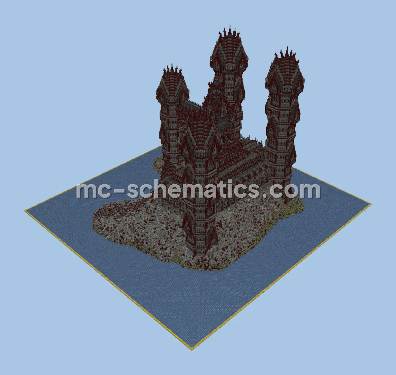 Dracula's Castle on Crimson Island