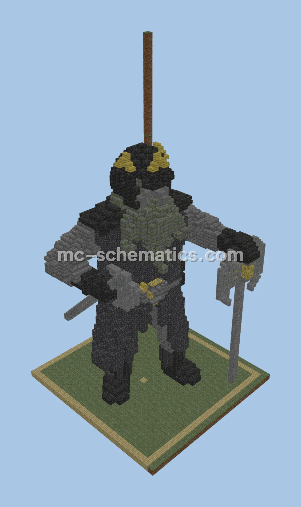 Dwarf Warrior Guardian Monument