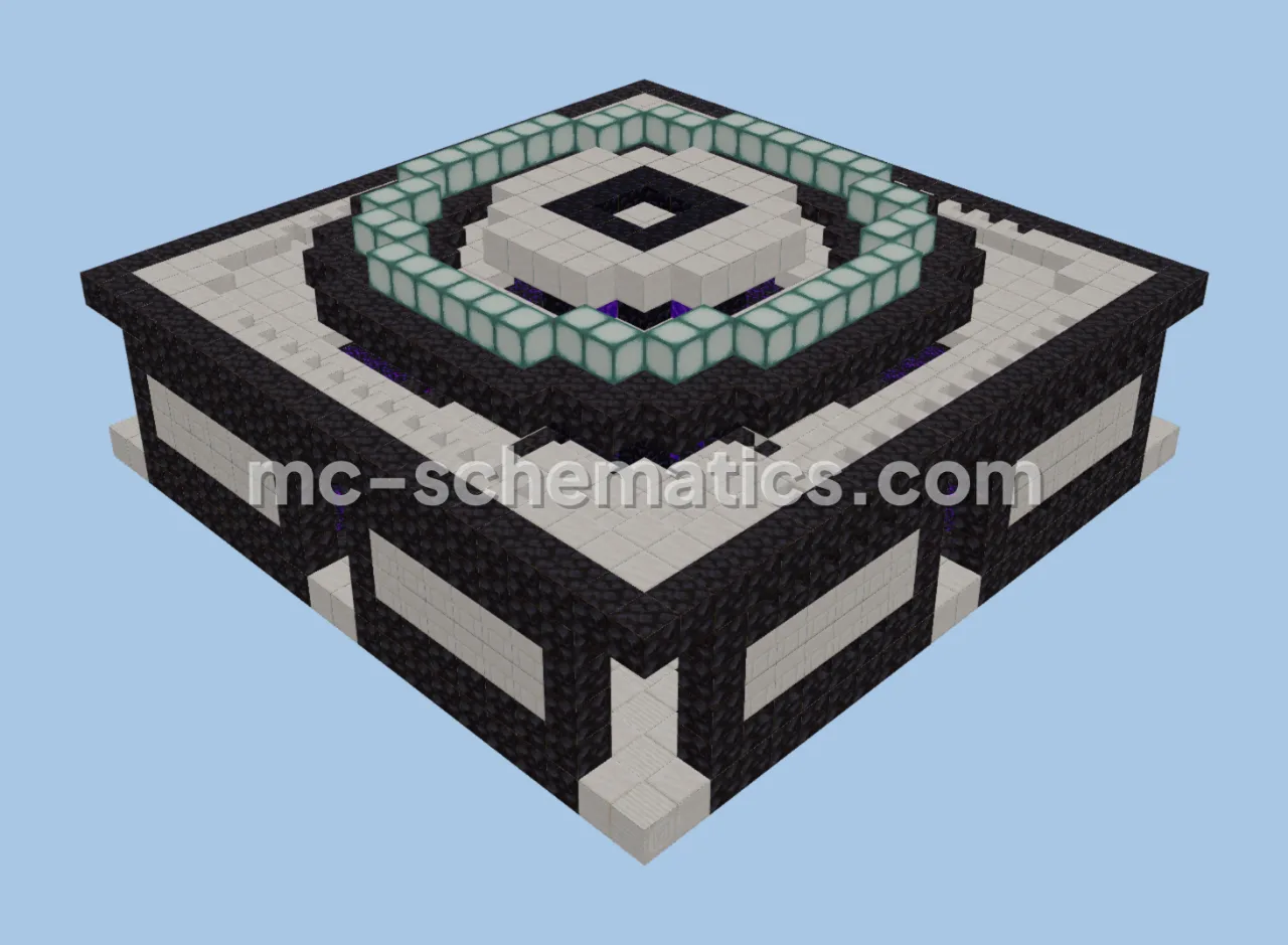 Epic Nether Hub Structure