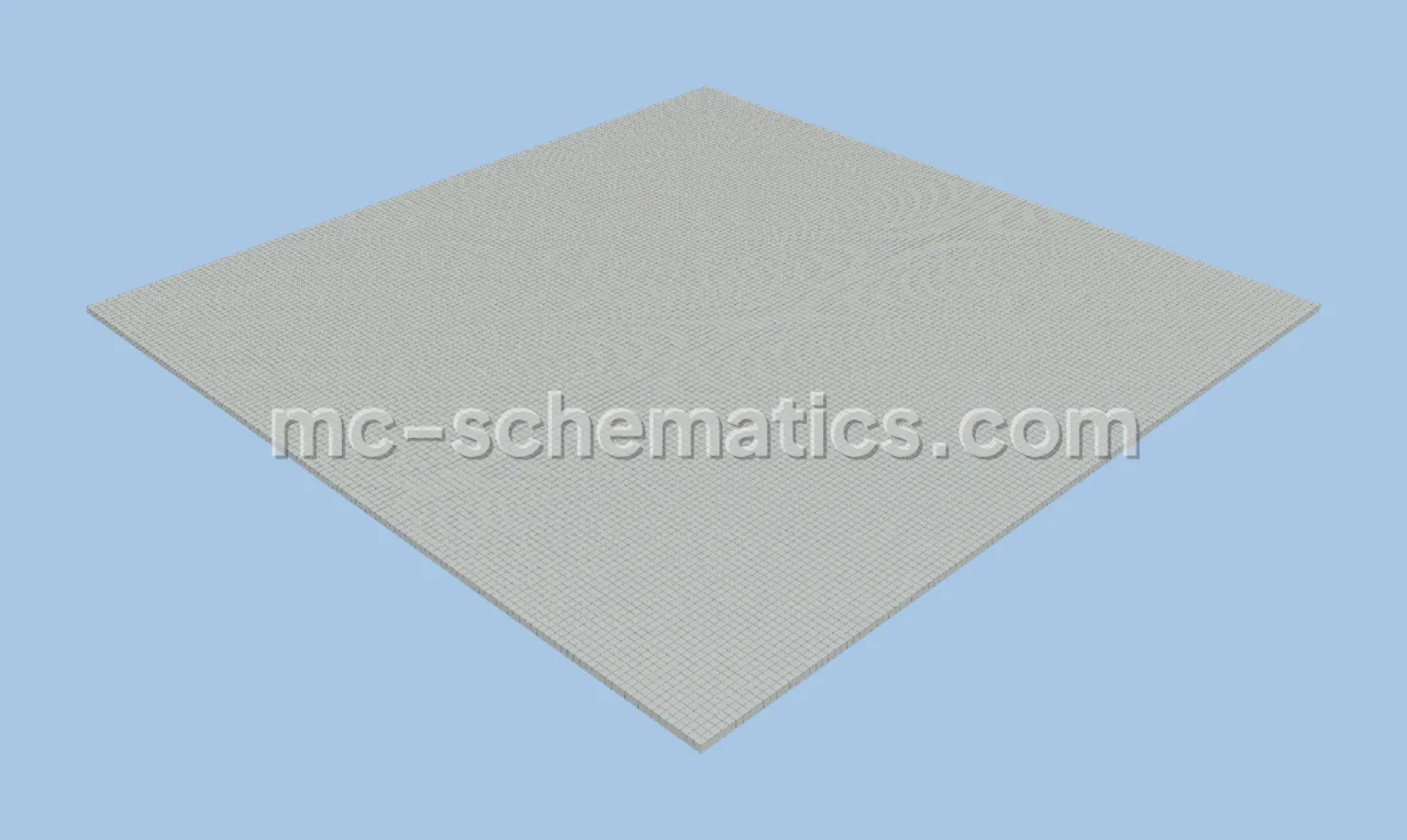 Flat Snow Block Template