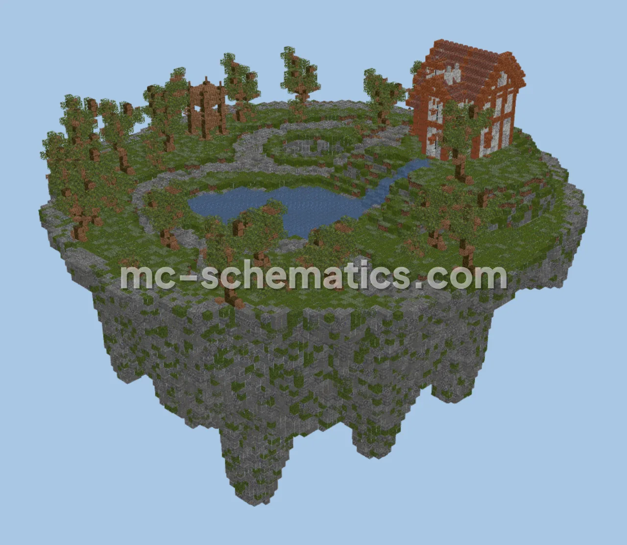 Floating Island House Base