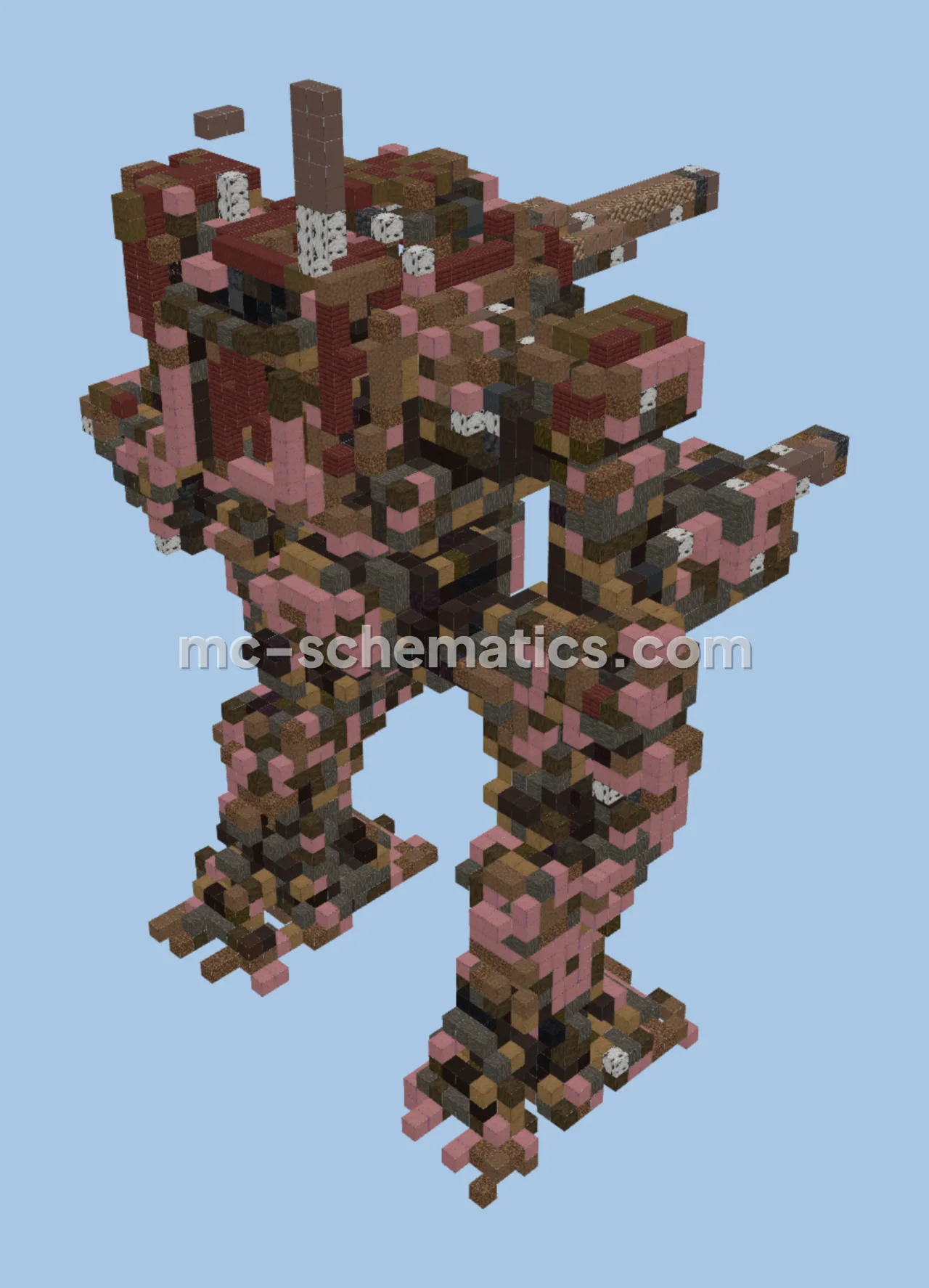 Futuristic Mech Statue