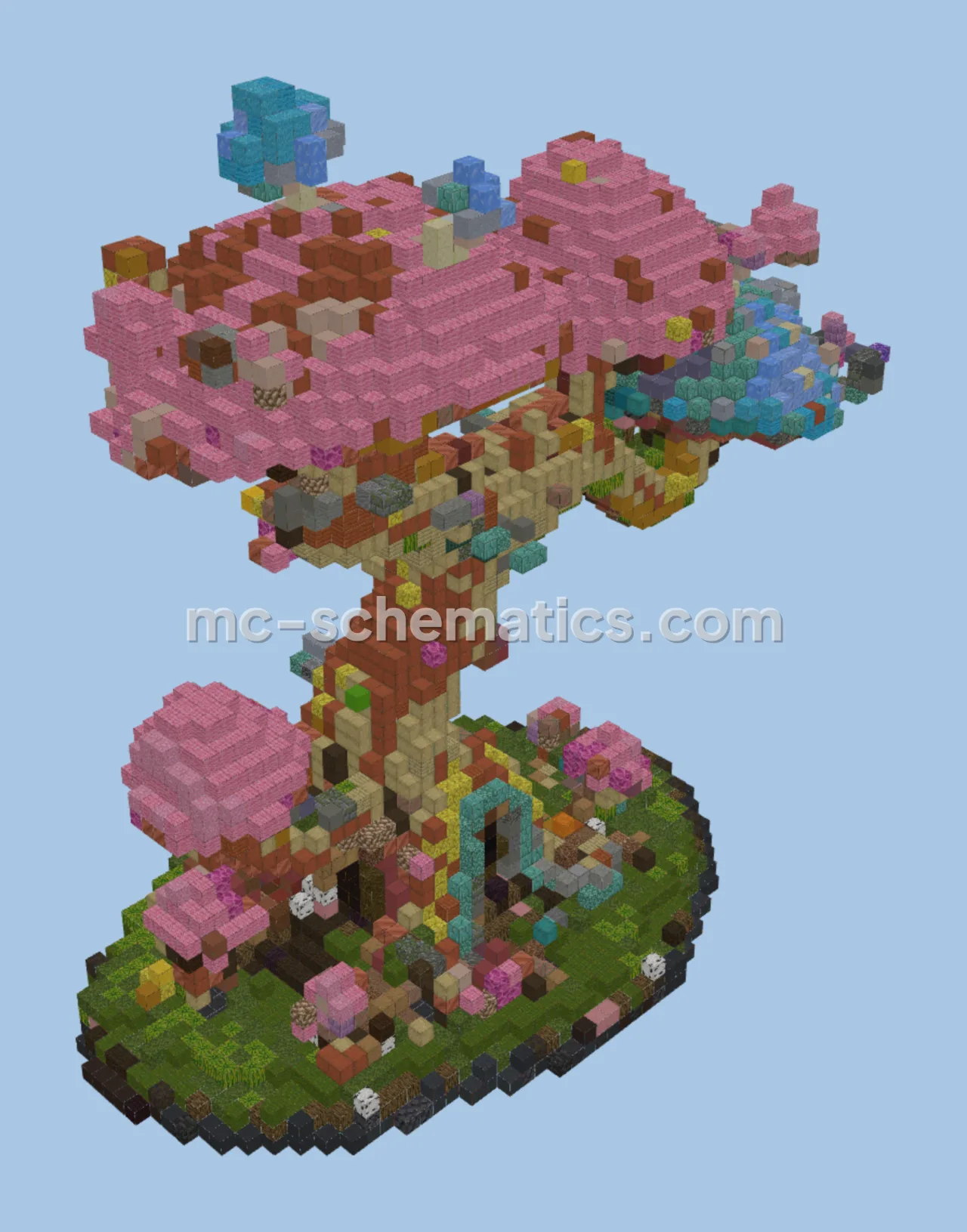 Giant Mushroom Tree Structure
