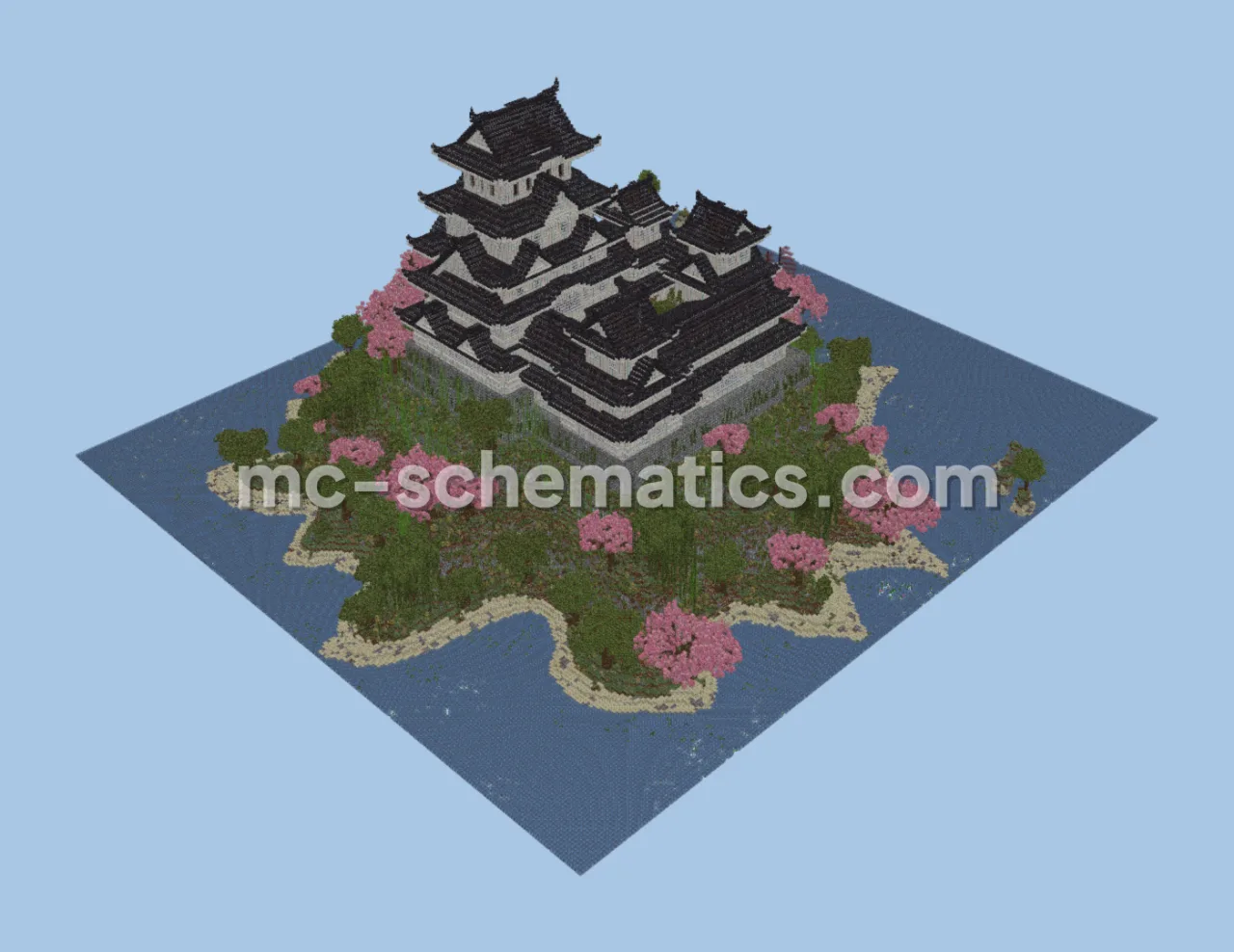 Himeji Japanese Castle Structure