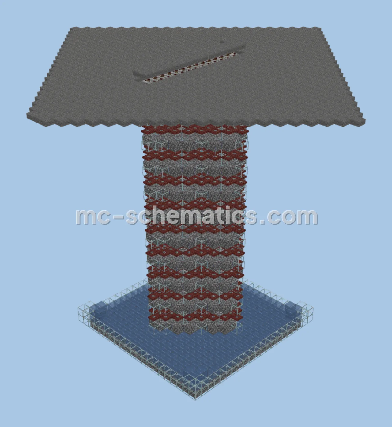 Improved Creeper Farm Schematic