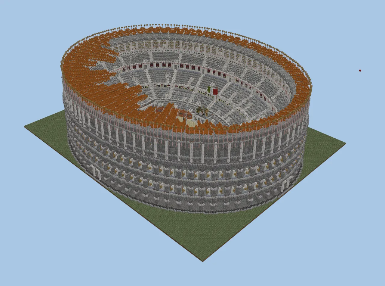 Italian Colosseum Structure