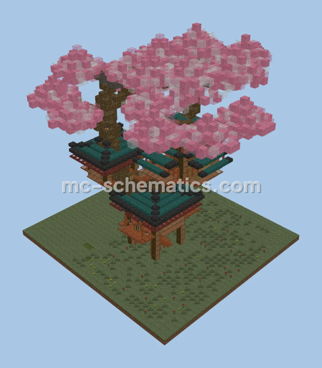 Japanese Cherry Blossom Treehouse
