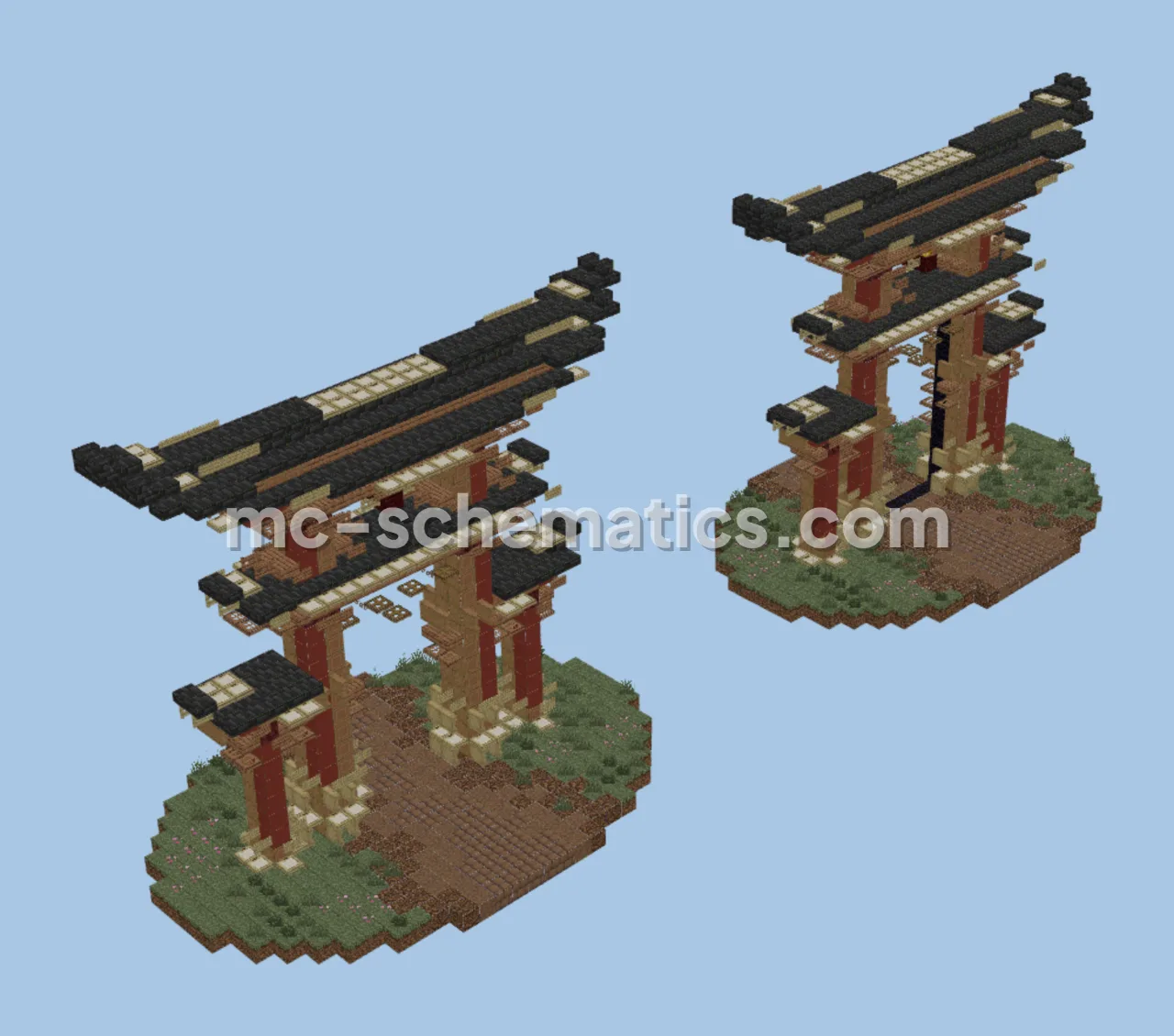 Japanese Torii Nether Portal