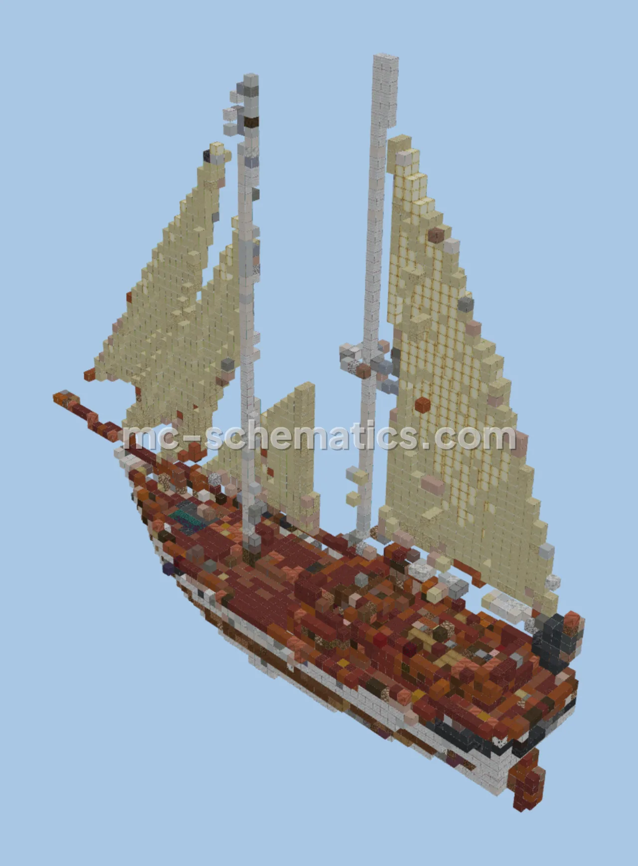 Large Sailboat Structure