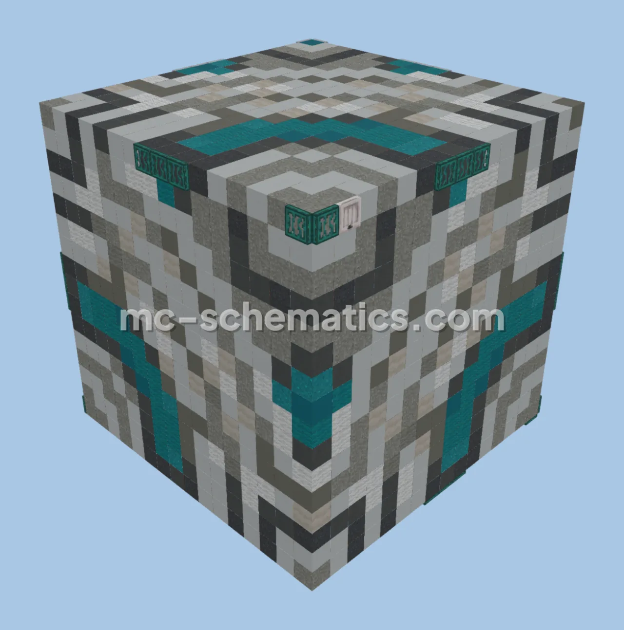 Light Gray Glazed Terracotta Structure