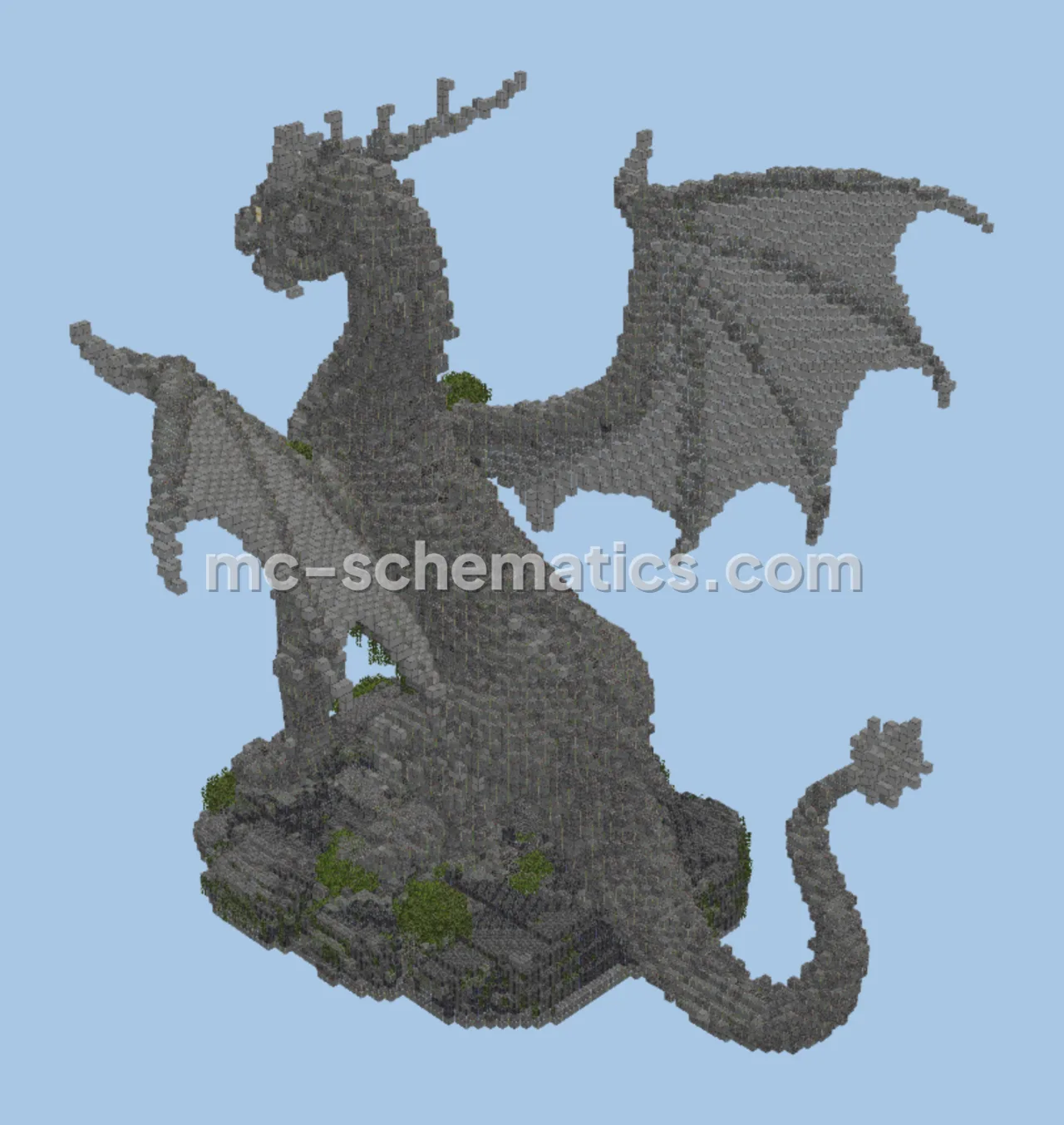 Medieval Dragon Monument