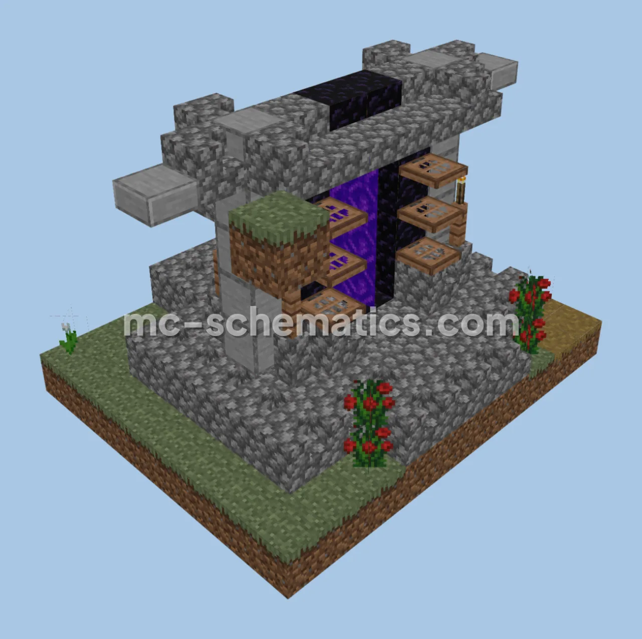 Medieval Nether Portal Structure
