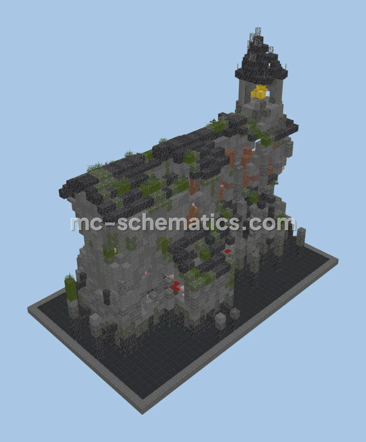 Medieval Ruined Church Structure