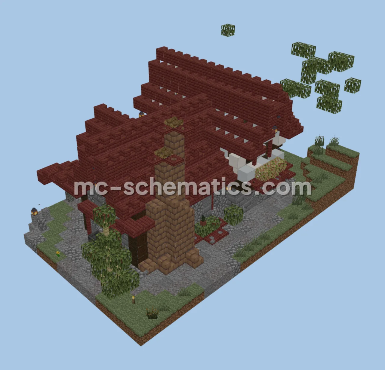 Medieval Style House With Interior