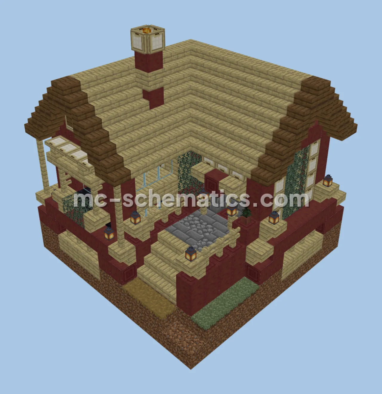 Medieval Spruce And Oak House