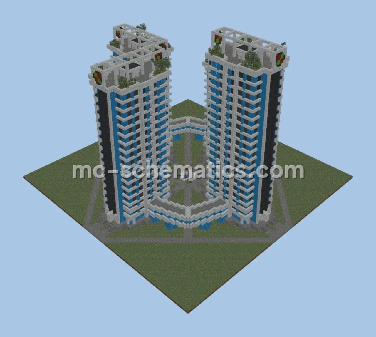 Modern City Skyscrapers
