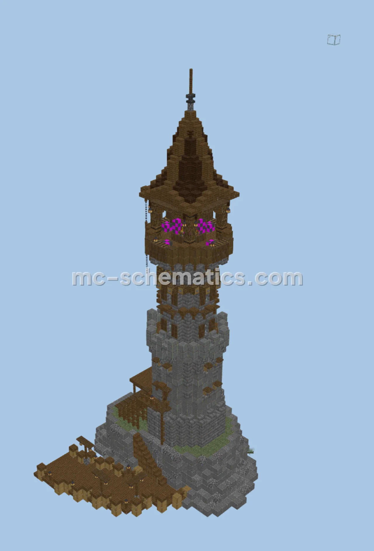 Oceanic Lighthouse Structure