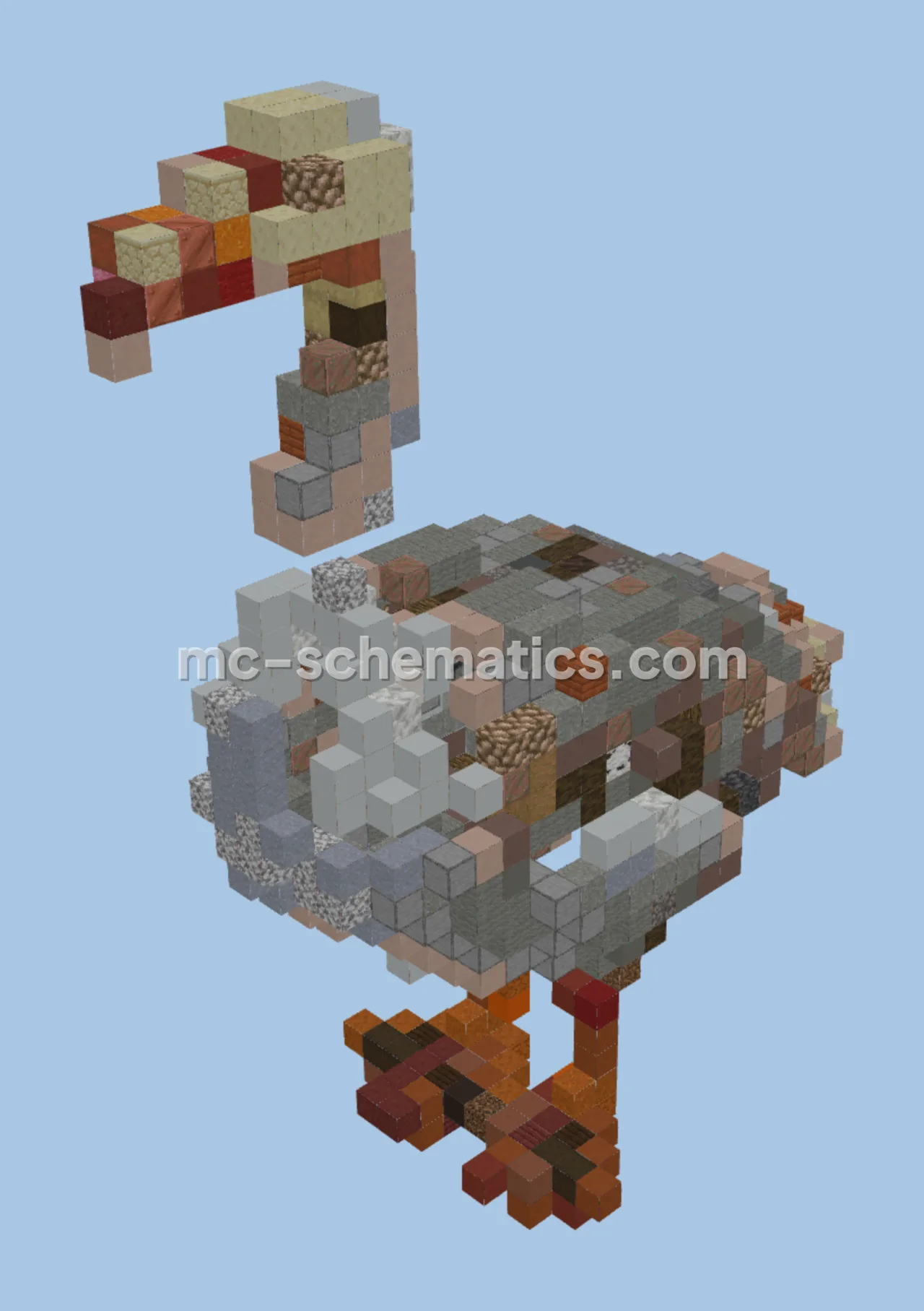 Rustic Goose Statue